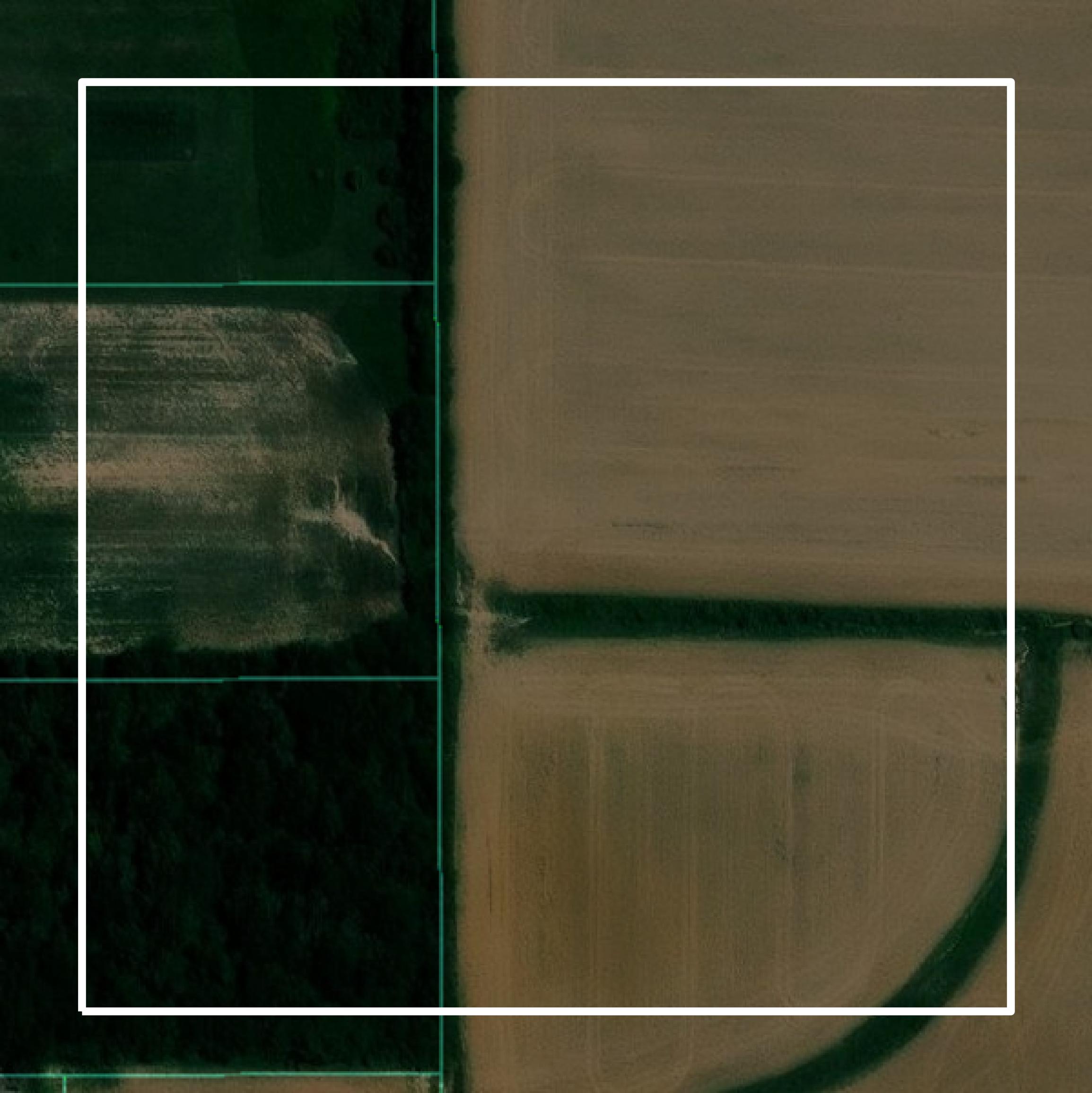 This image shows parcel and building data in Saline County created using GIS data in Equator.