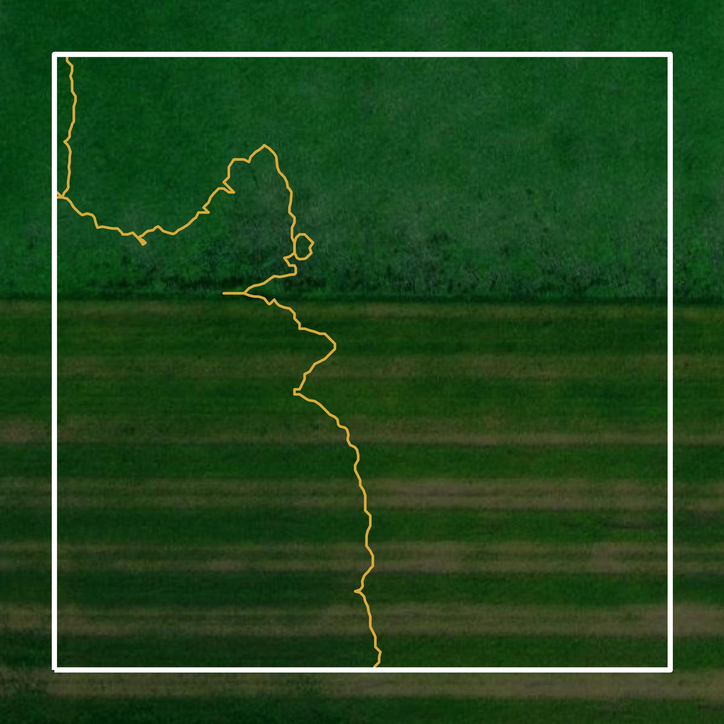 This image shows a contour map in Stark County created using GIS data in Equator.