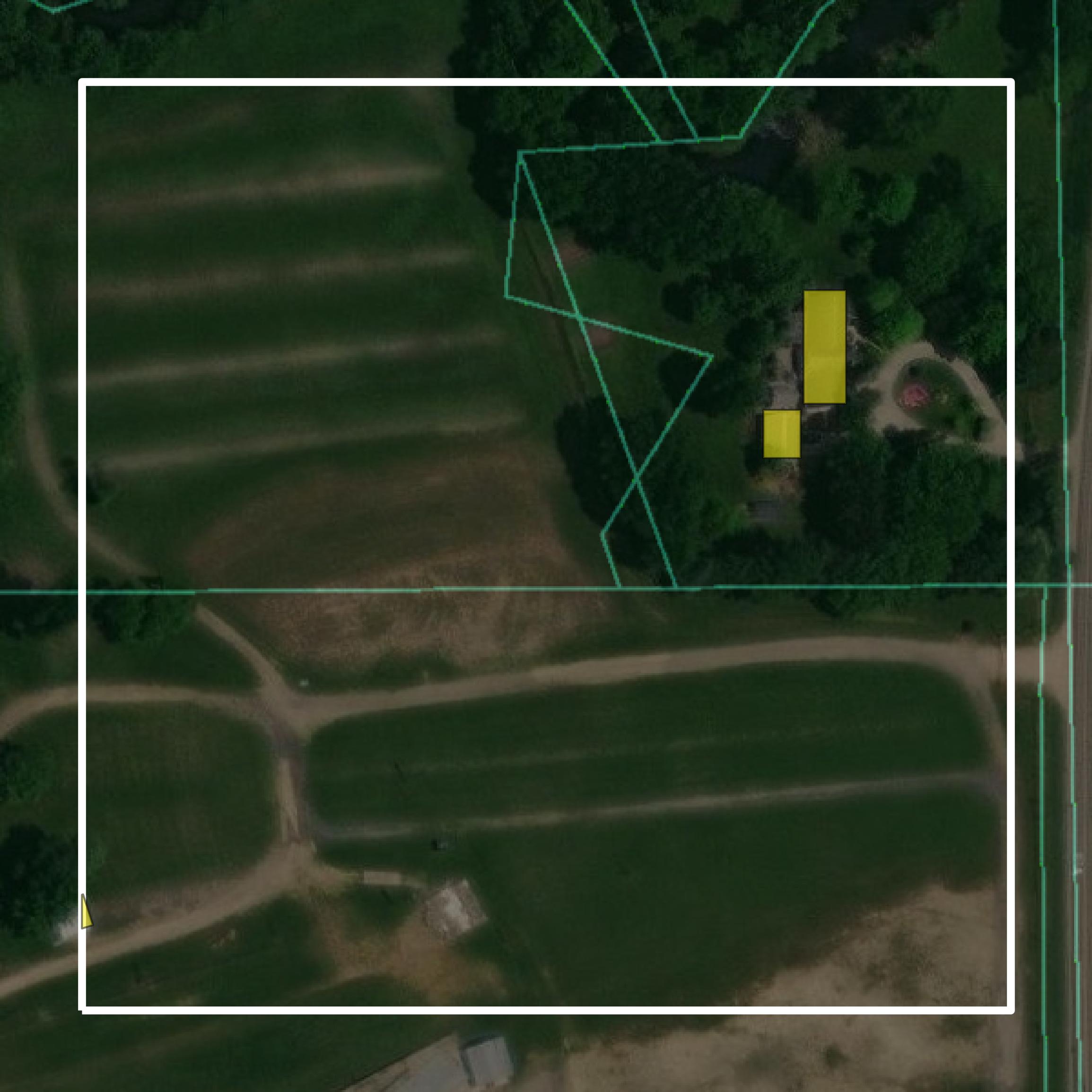 This image shows parcel and building data in Stephenson County created using GIS data in Equator.