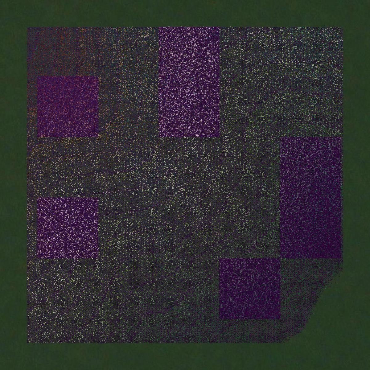 This image shows a LiDAR point cloud in Stephenson County created using GIS data in Equator.