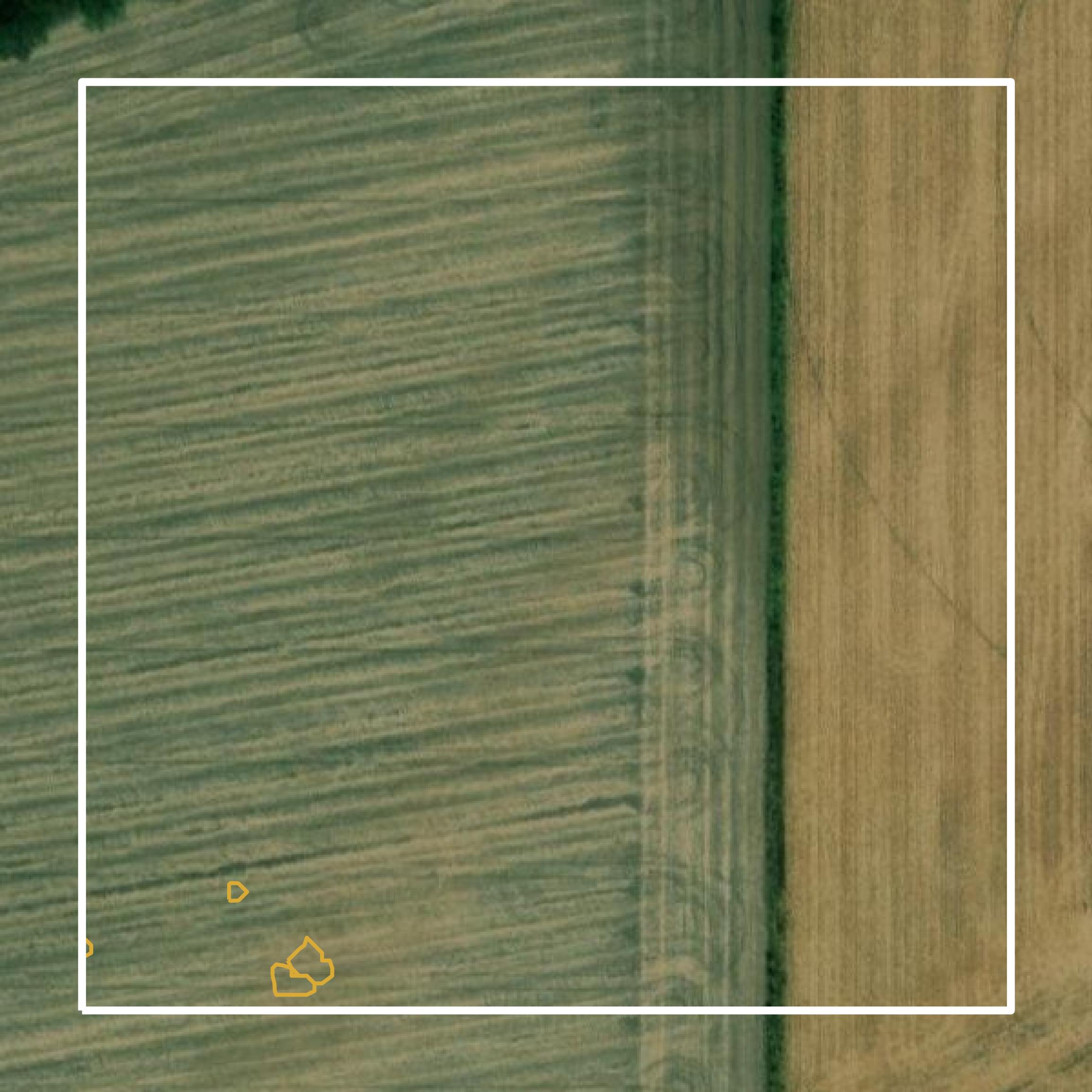 This image shows a contour map in Whiteside County created using GIS data in Equator.