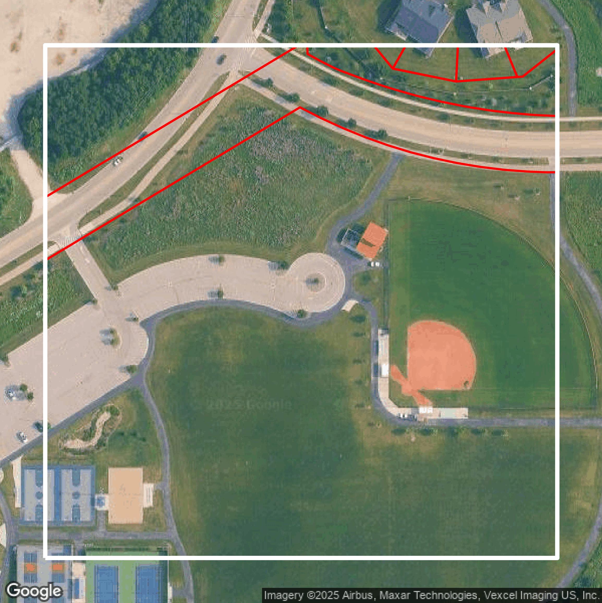 This image shows parcel data in Will County created using GIS data in Equator.