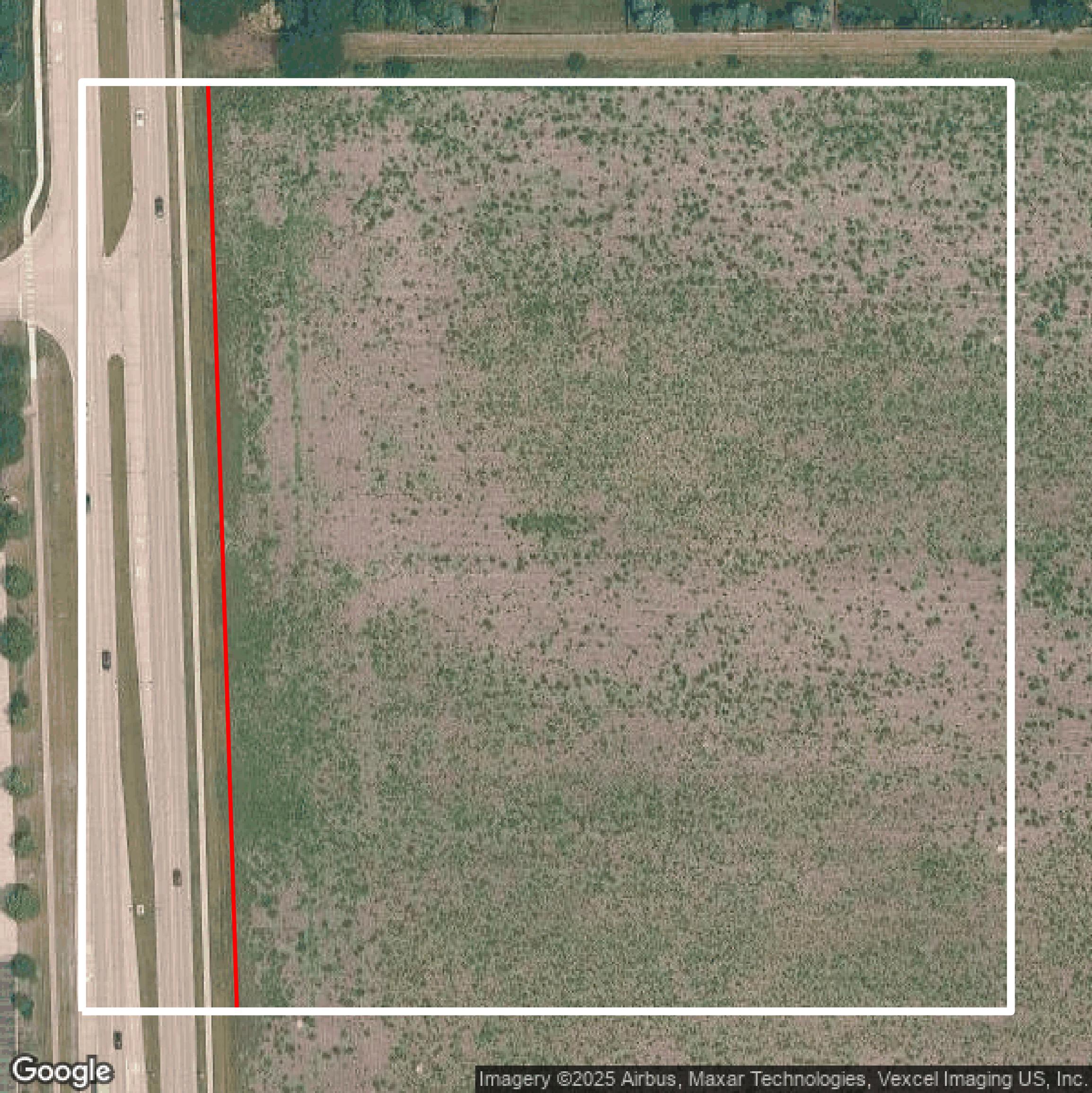 This image shows parcel data in Will County created using GIS data in Equator.