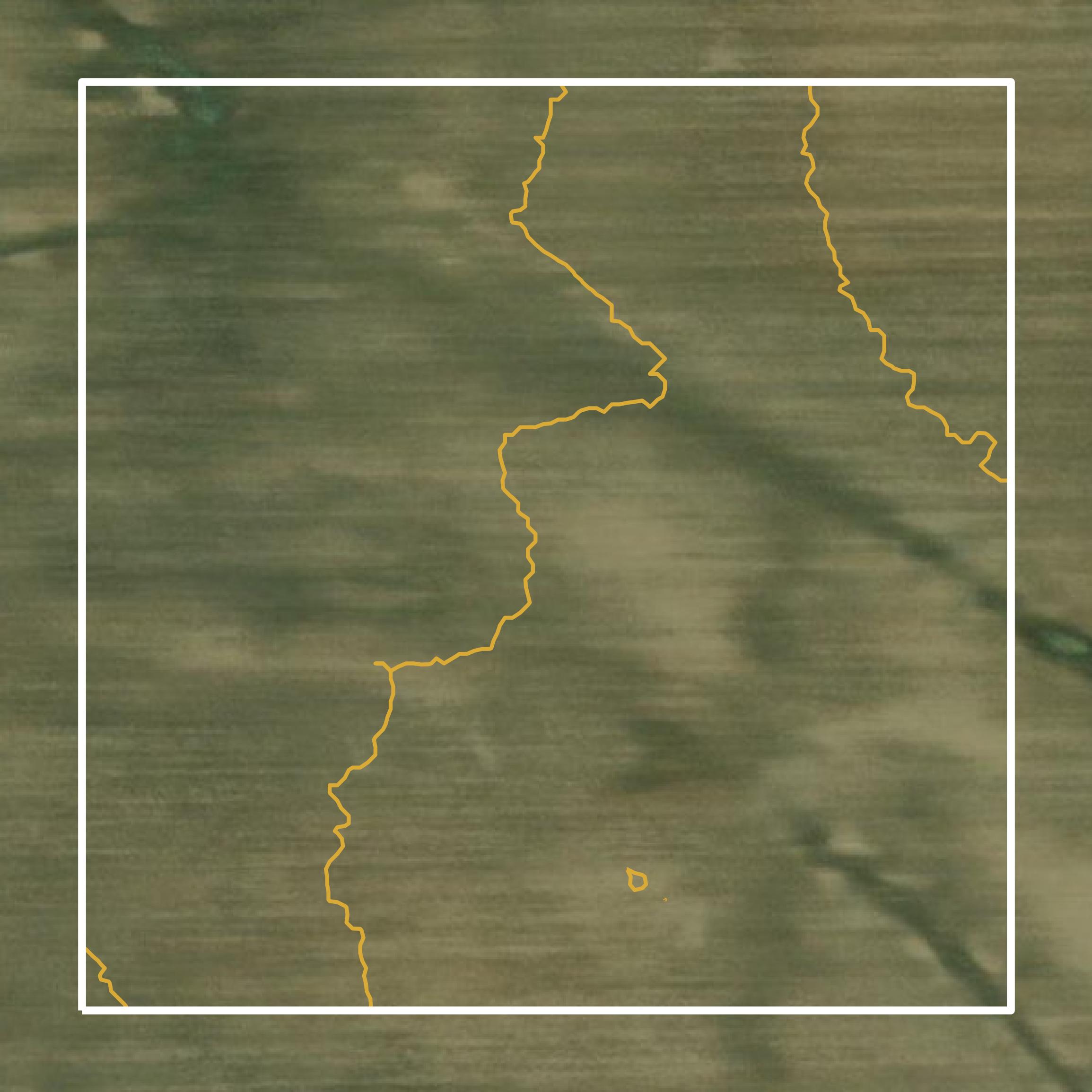 This image shows a contour map in Williamson County created using GIS data in Equator.