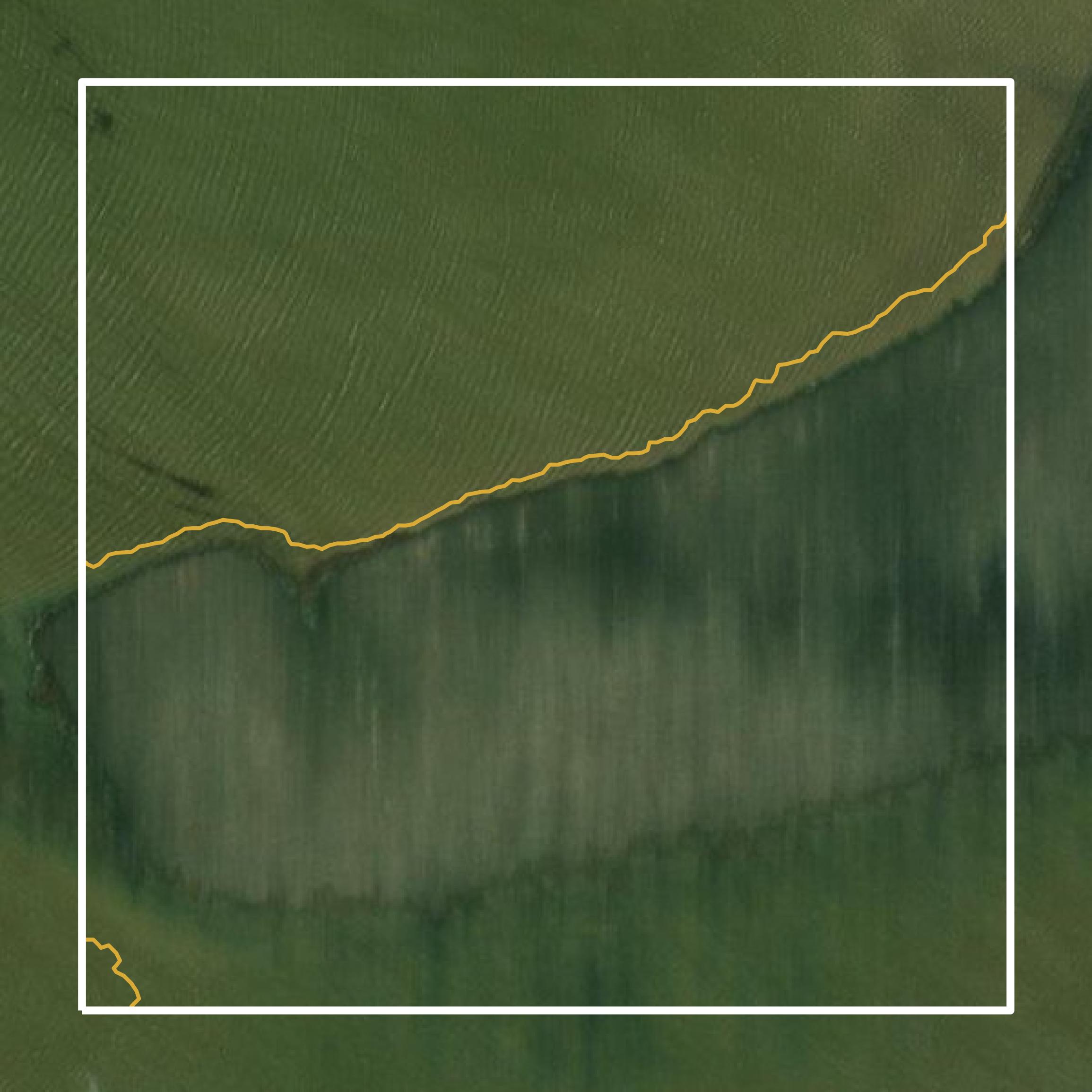This image shows a contour map in Williamson County created using GIS data in Equator.