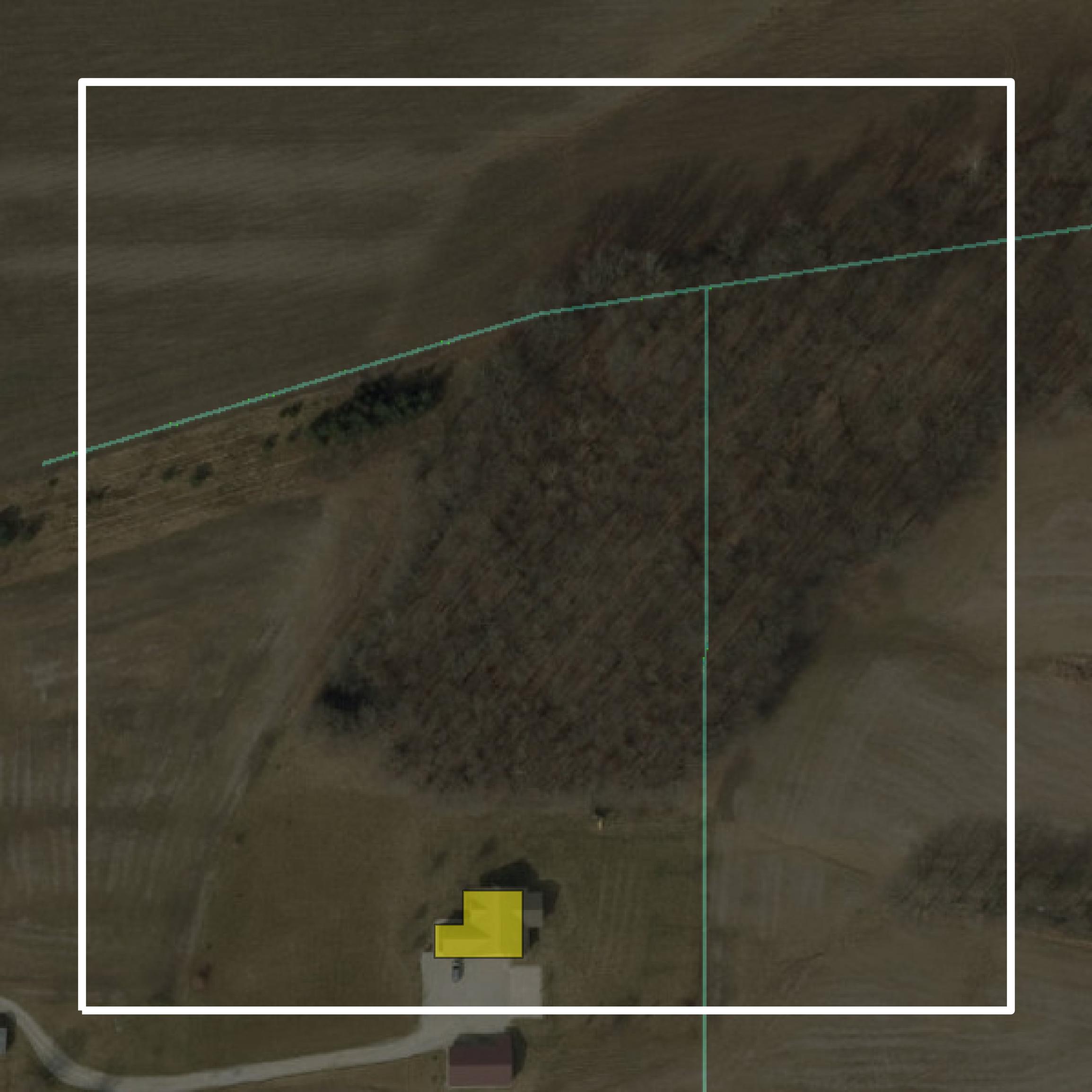 This image shows parcel and building data in Decatur County created using GIS data in Equator.
