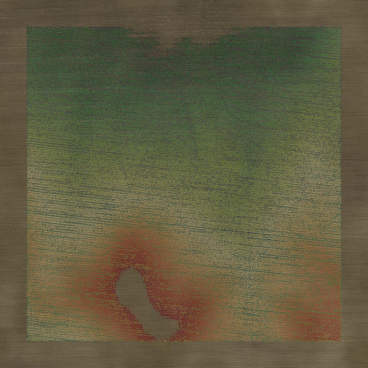 This image shows a LiDAR point cloud in Fayette County created using GIS data in Equator.