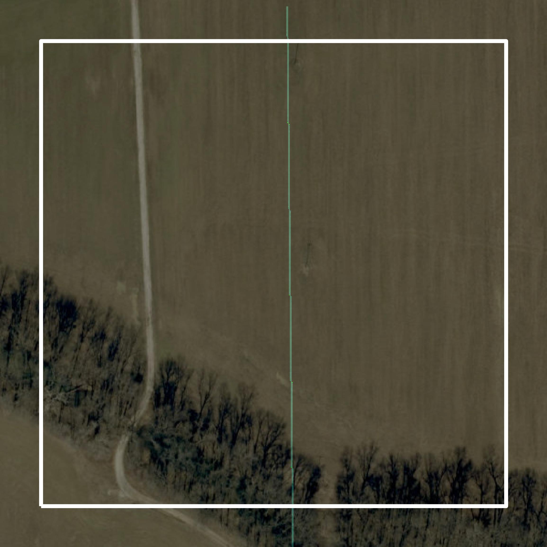 This image shows parcel and building data in Gibson County created using GIS data in Equator.