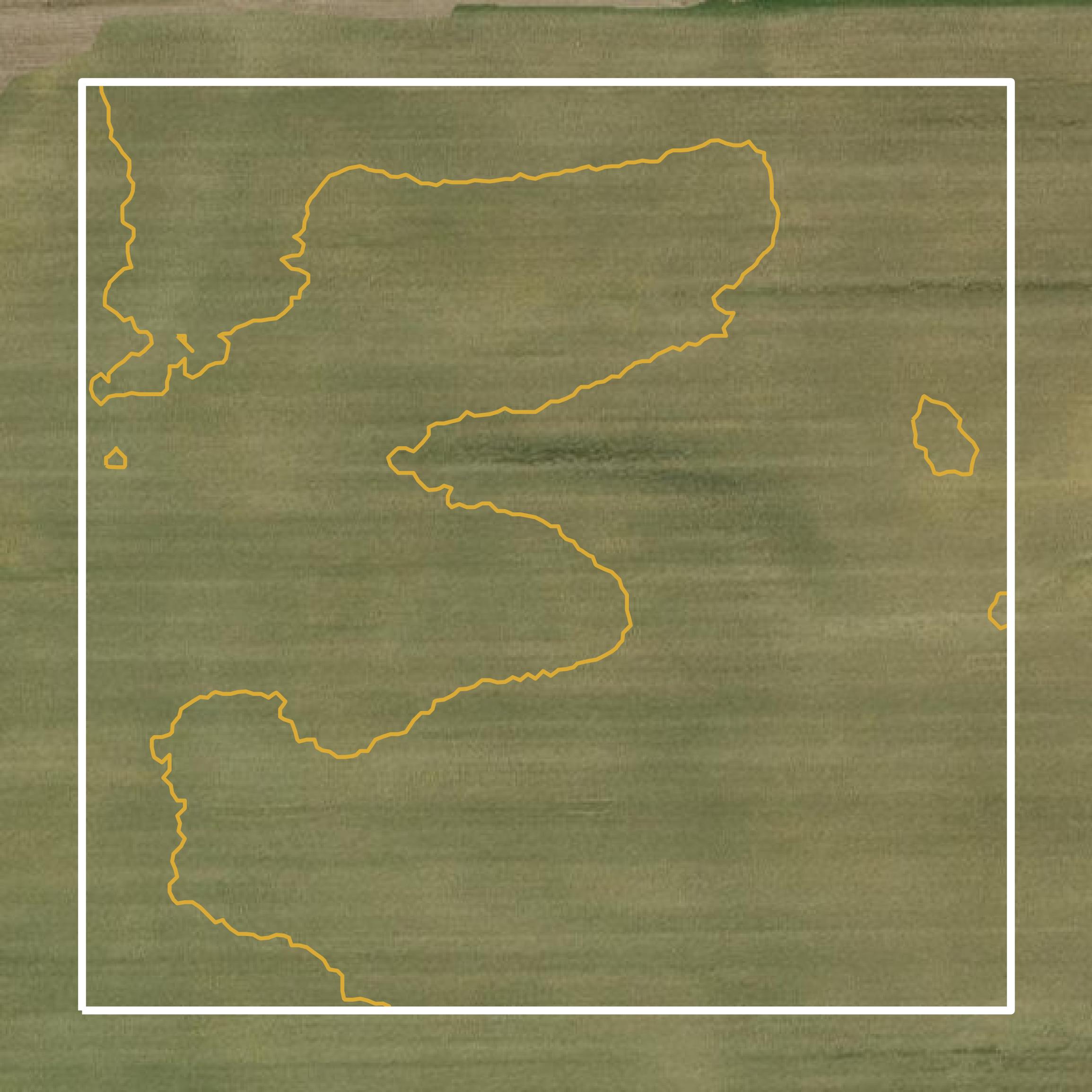 This image shows a contour map in Henry County created using GIS data in Equator.