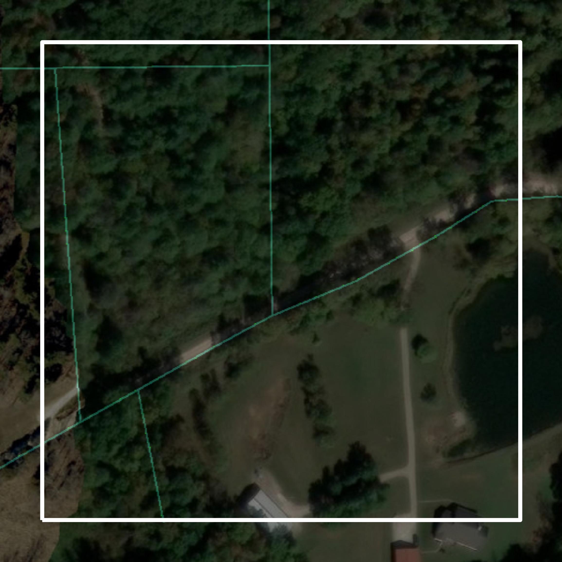 This image shows a contour map in Jackson County created using GIS data in Equator.