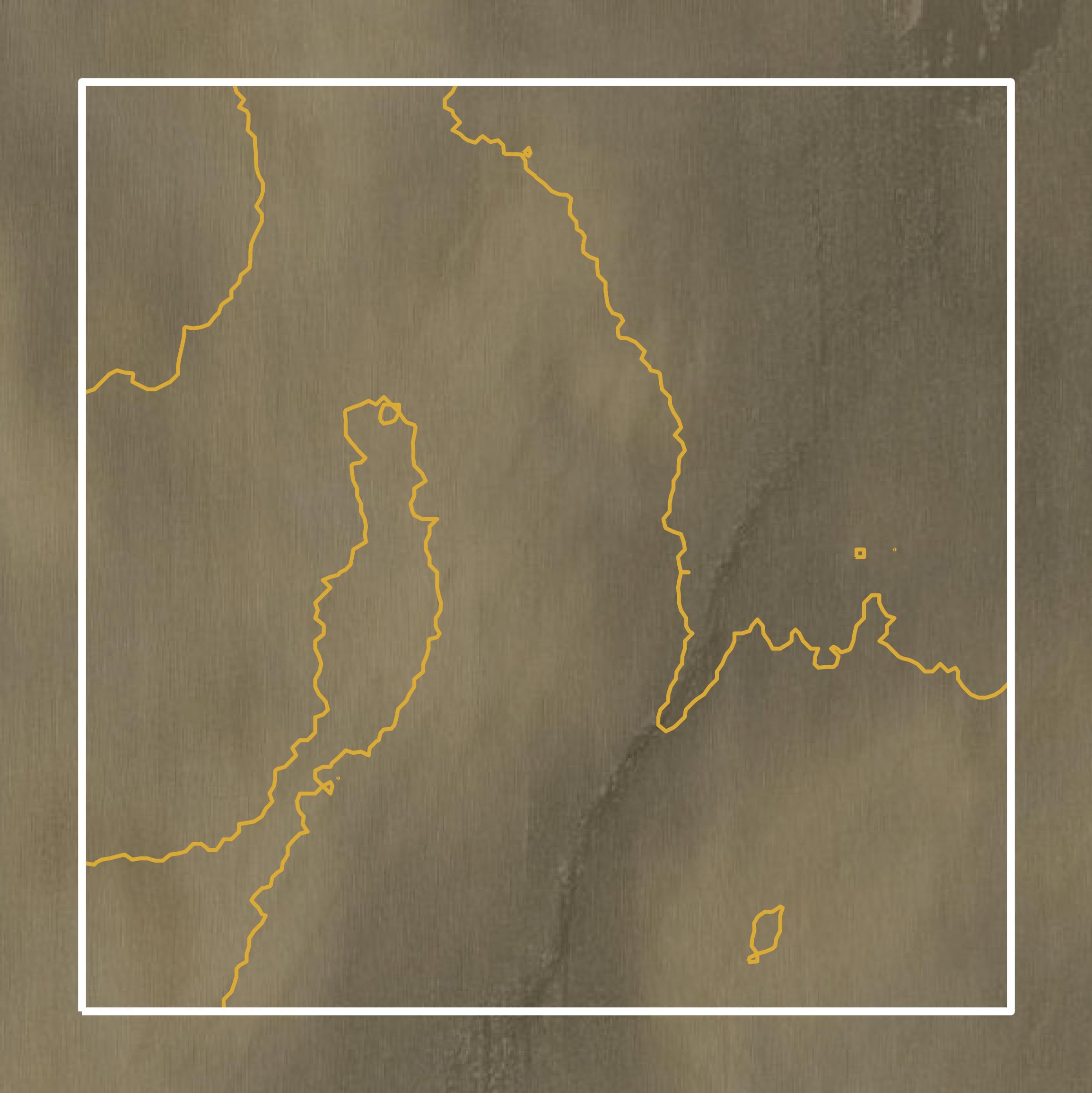 This image shows a contour map in Jay County created using GIS data in Equator.