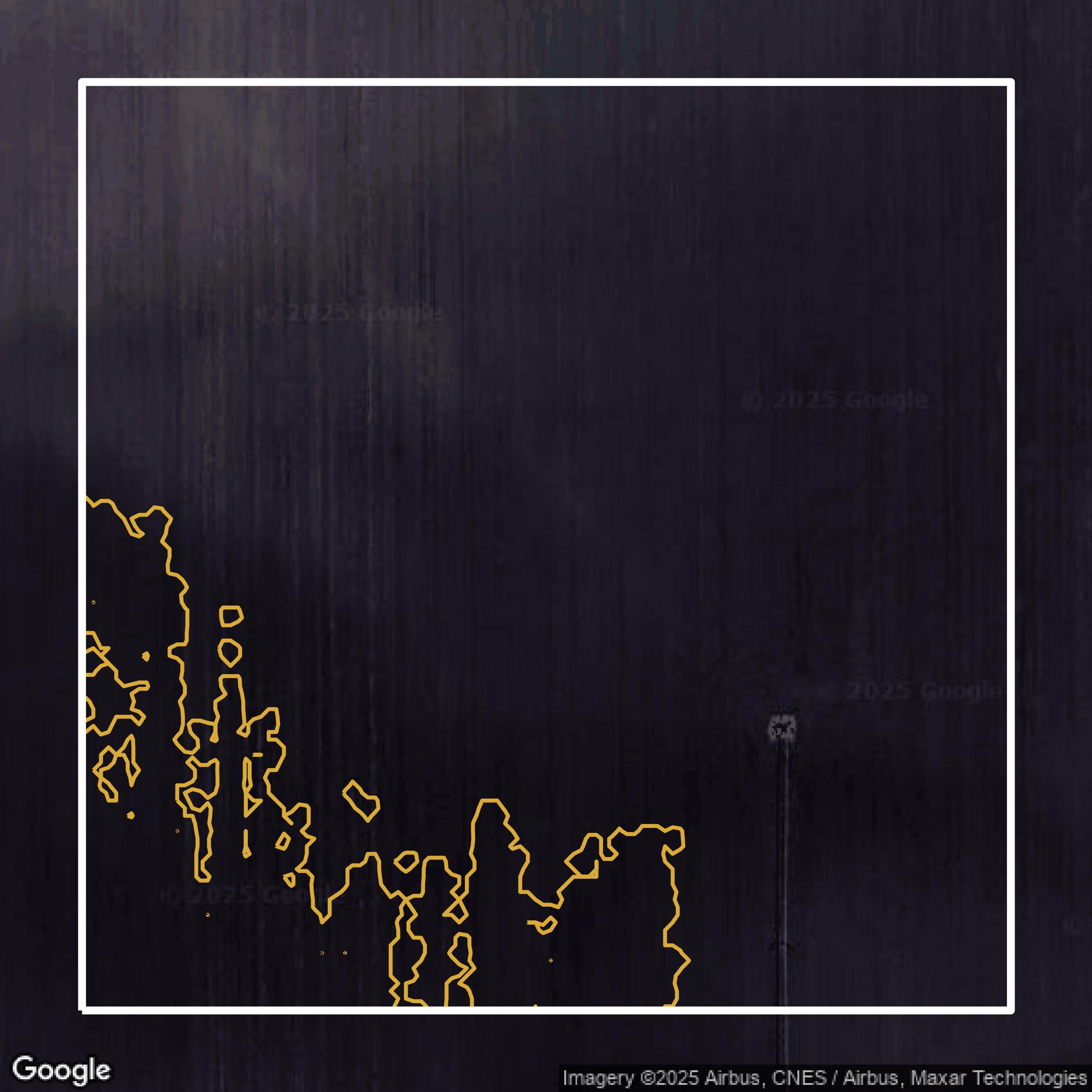 This image shows a contour map in Lake County created using GIS data in Equator.