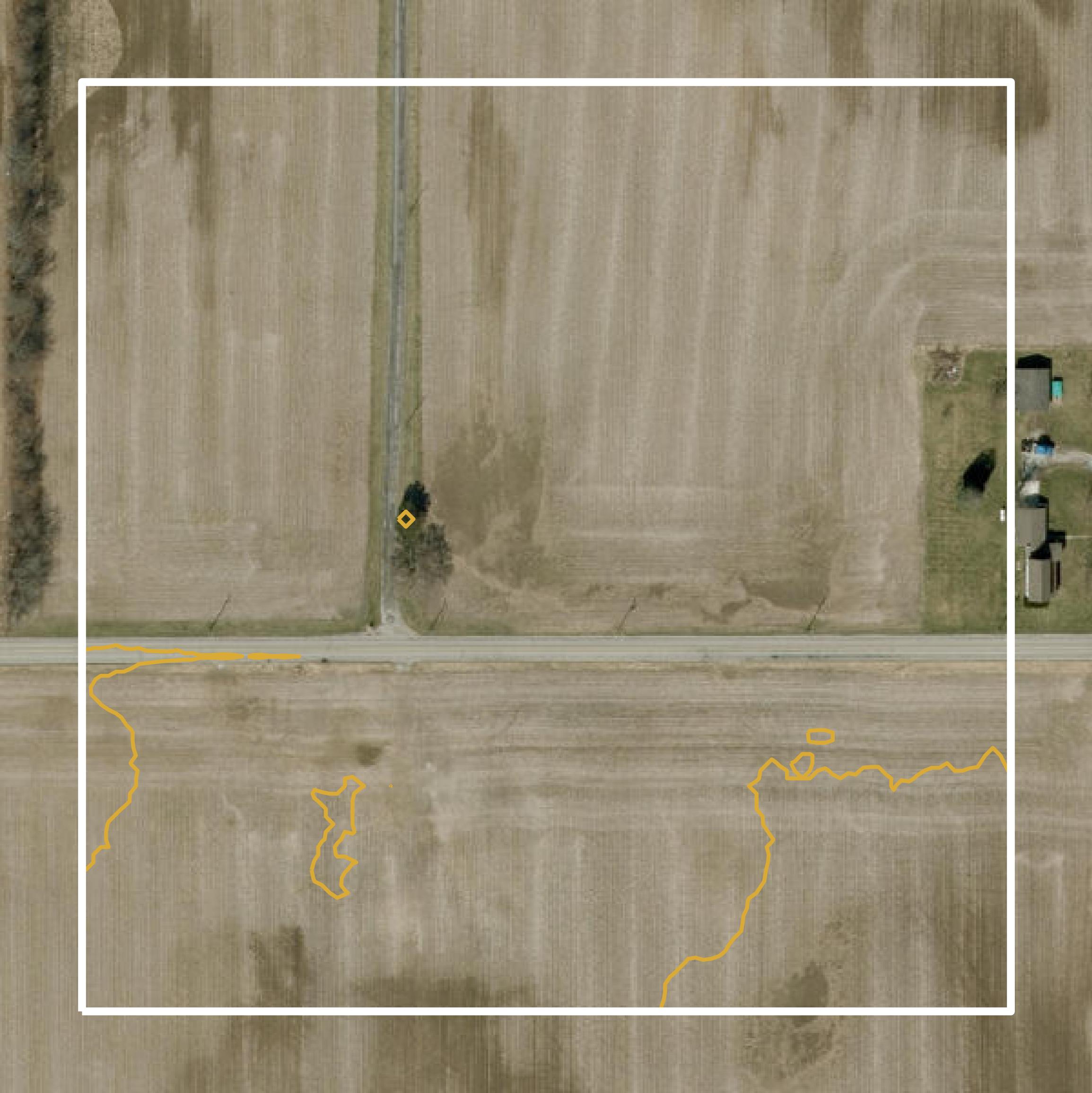 This image shows a contour map in Madison County created using GIS data in Equator.