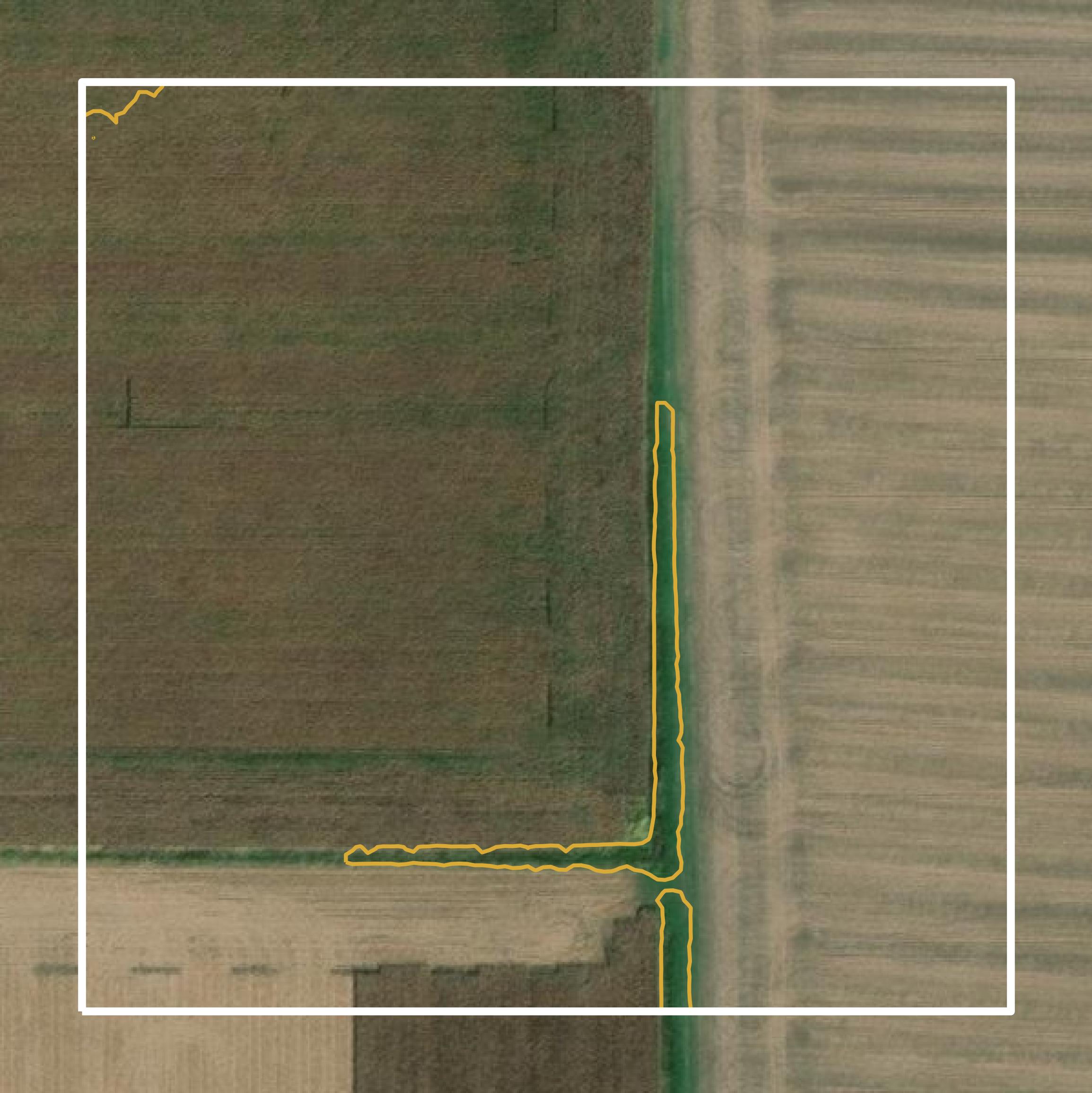 This image shows a contour map in Porter County created using GIS data in Equator.