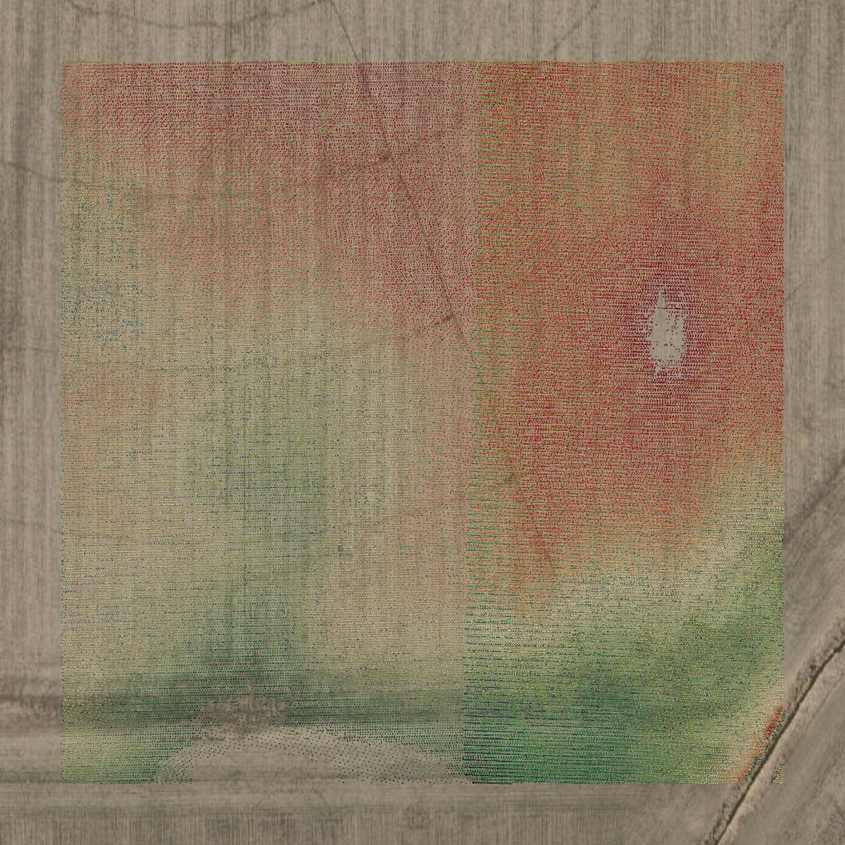 This image shows a LiDAR point cloud in Pulaski County created using GIS data in Equator.