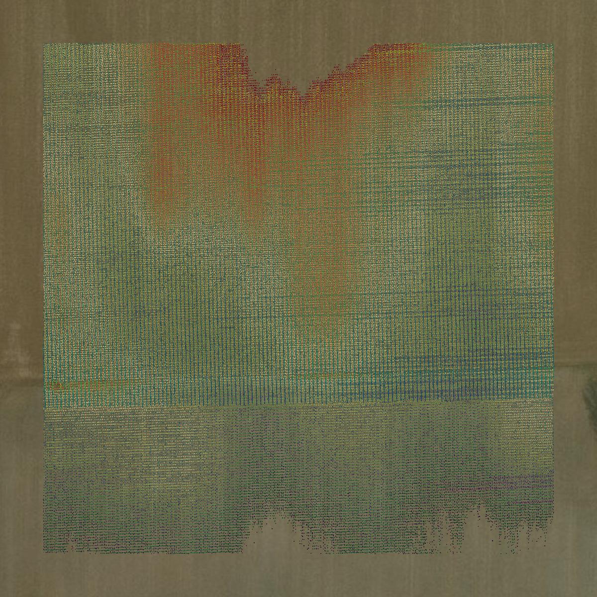 This image shows a LiDAR point cloud in Shelby County created using GIS data in Equator.