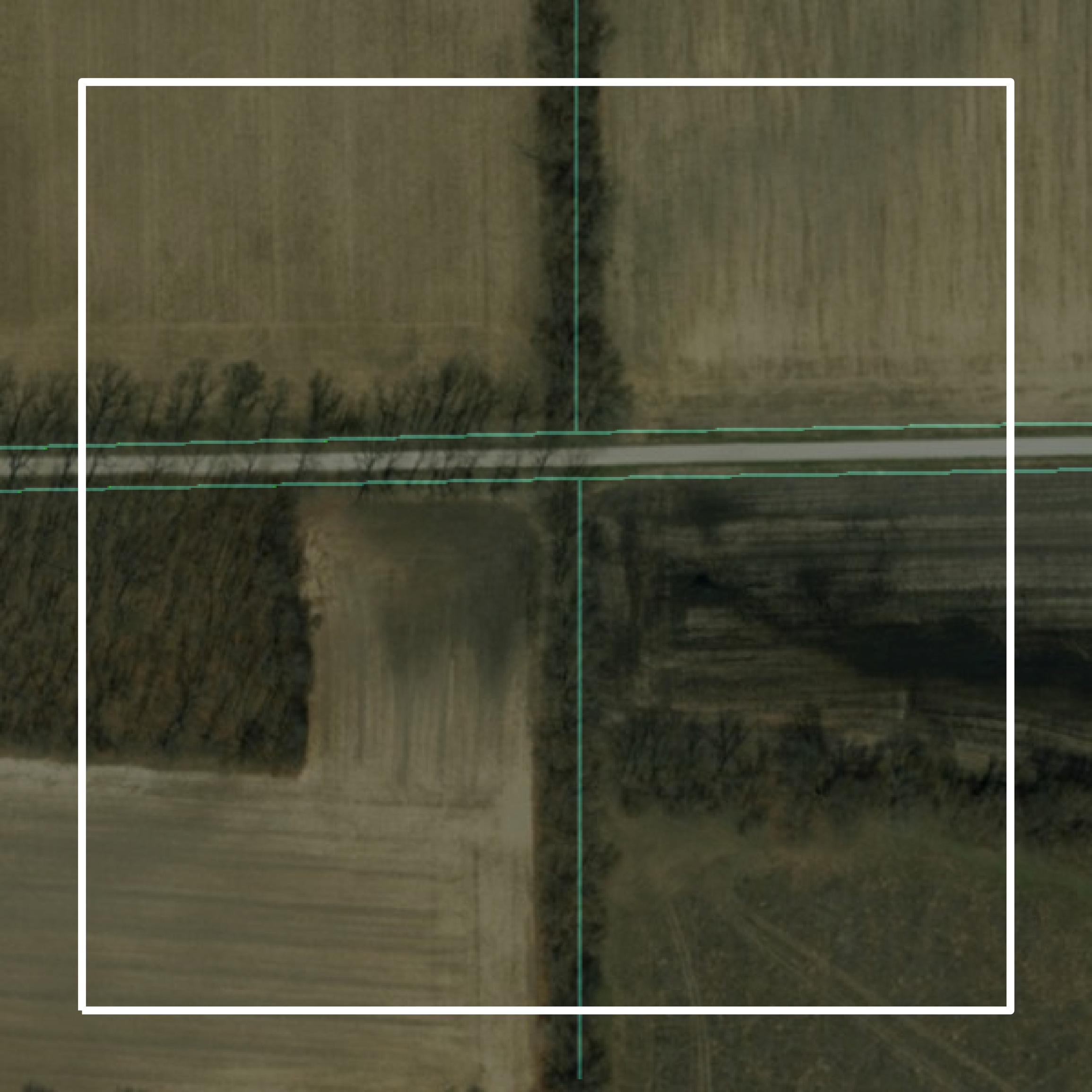 This image shows parcel and building data in Starke County created using GIS data in Equator.