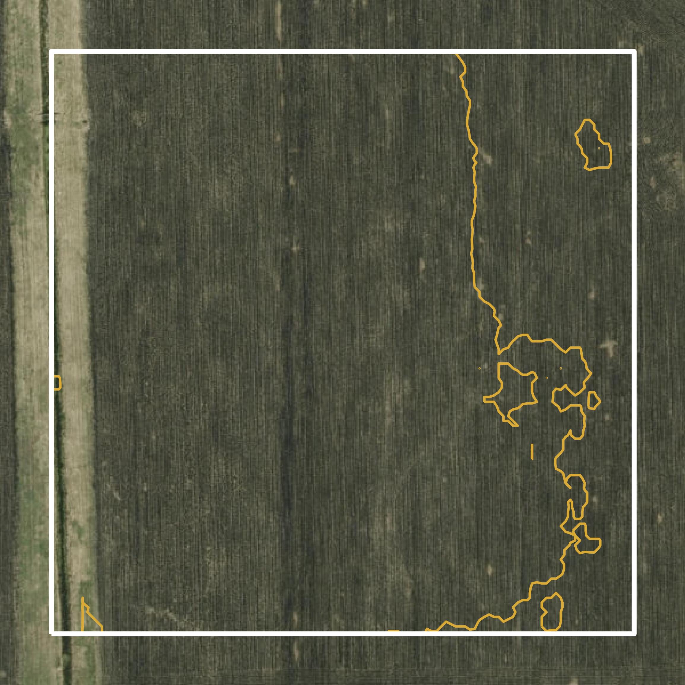 This image shows a contour map in Steuben County created using GIS data in Equator.