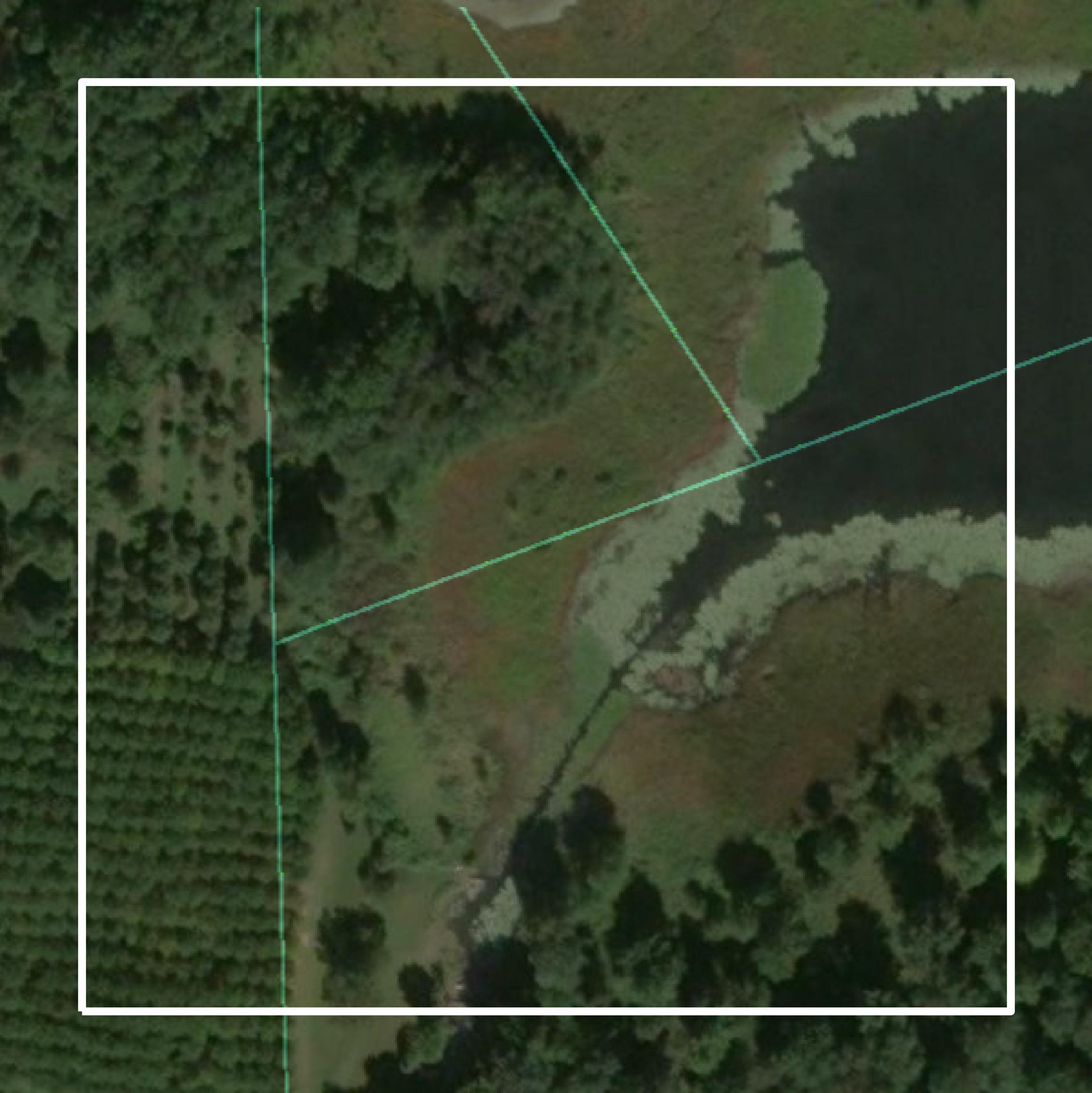 This image shows parcel and building data in Steuben County created using GIS data in Equator.