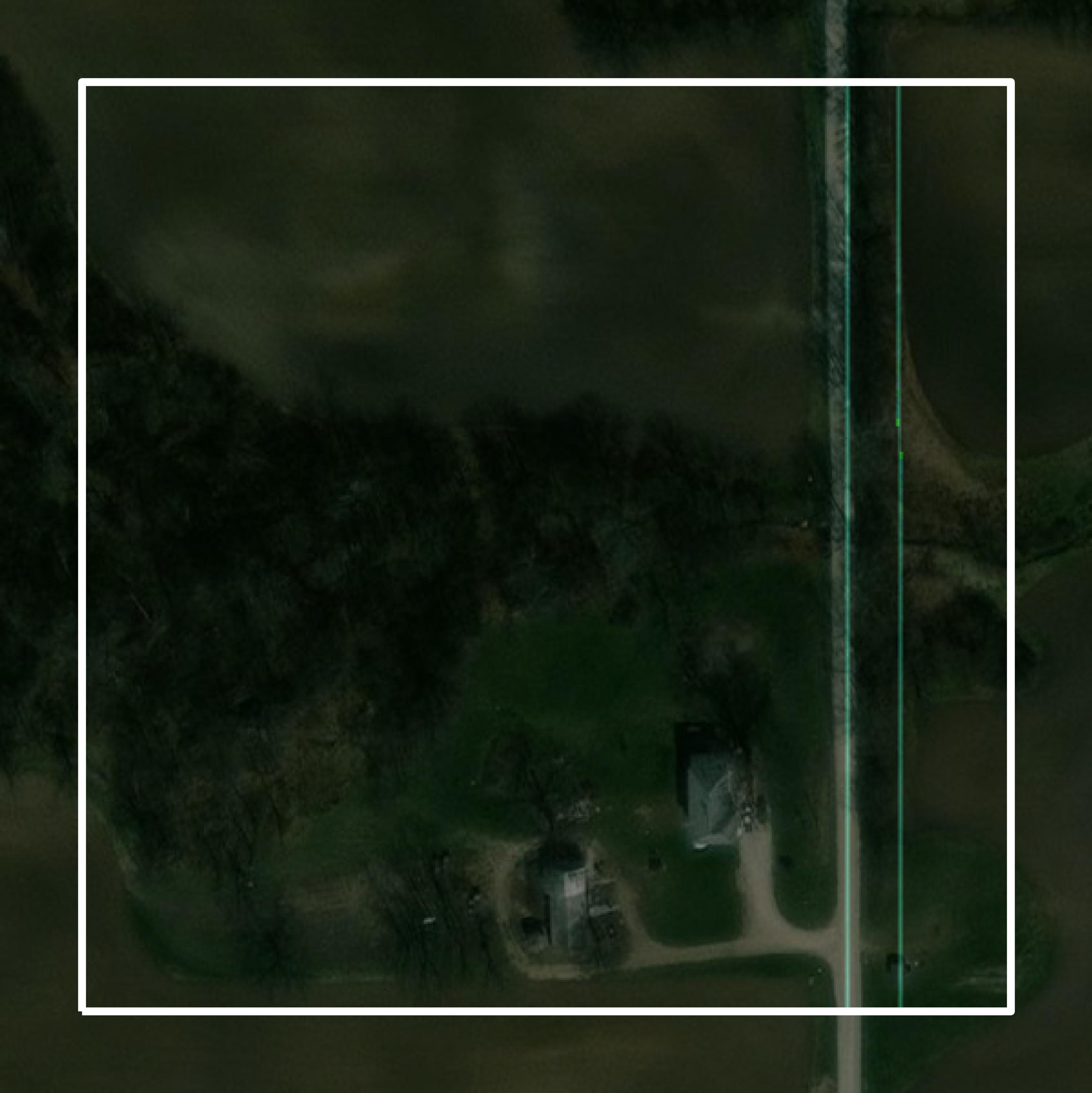 This image shows parcel and building data in Warren County created using GIS data in Equator.