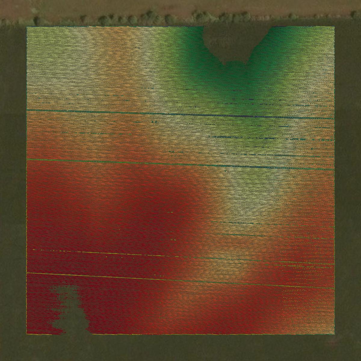 This image shows a LiDAR point cloud in Adams County created using GIS data in Equator.