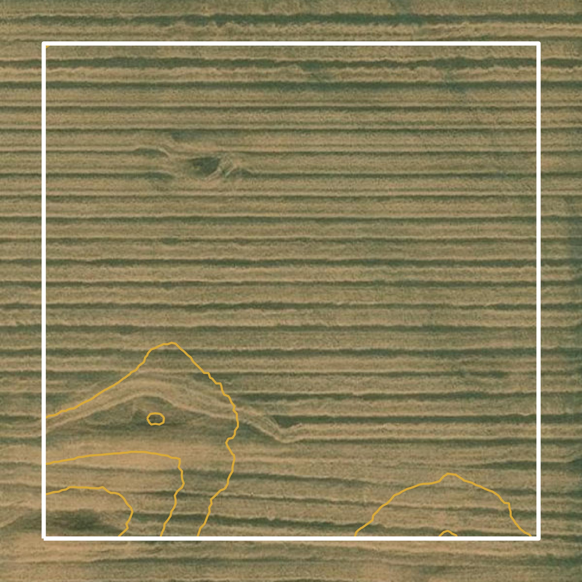 This image shows a contour map in Appanoose County created using GIS data in Equator.