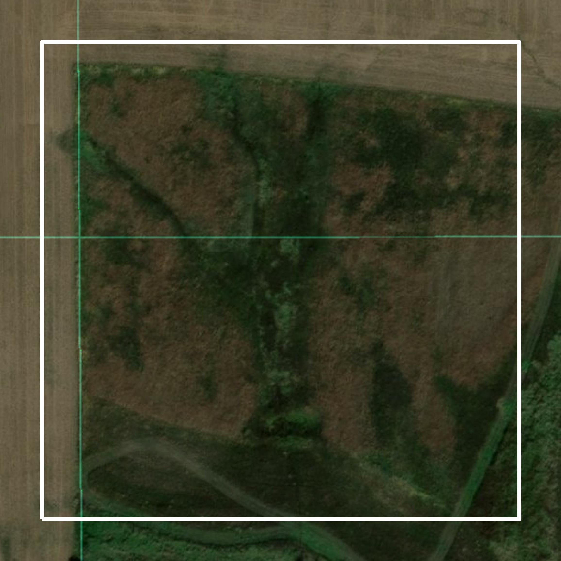 This image shows parcel and building data in Appanoose County created using GIS data in Equator.