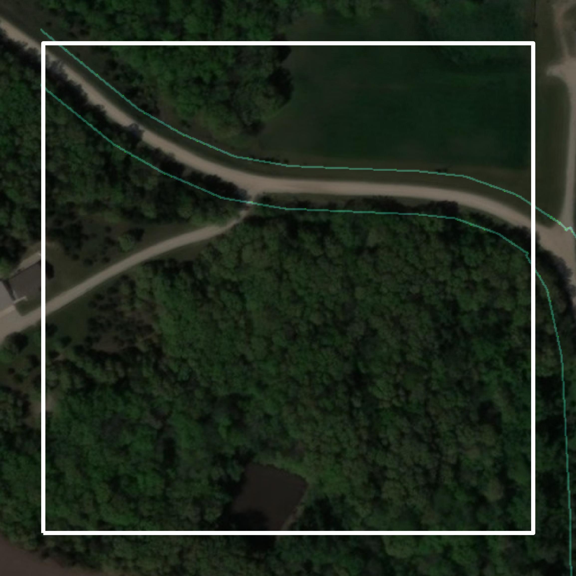 This image shows parcel and building data in Clarke County created using GIS data in Equator.