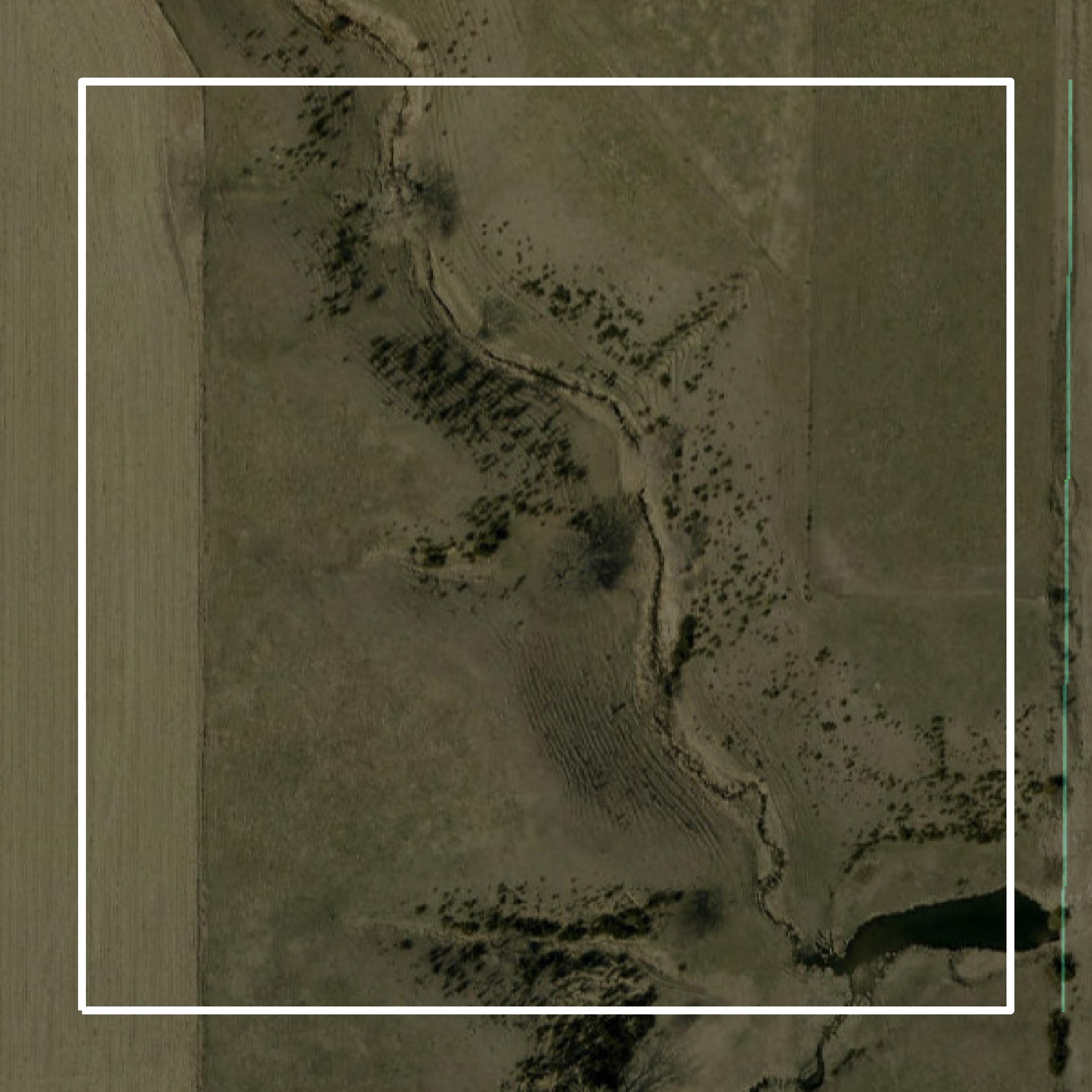 This image shows parcel and building data in Clay County created using GIS data in Equator.