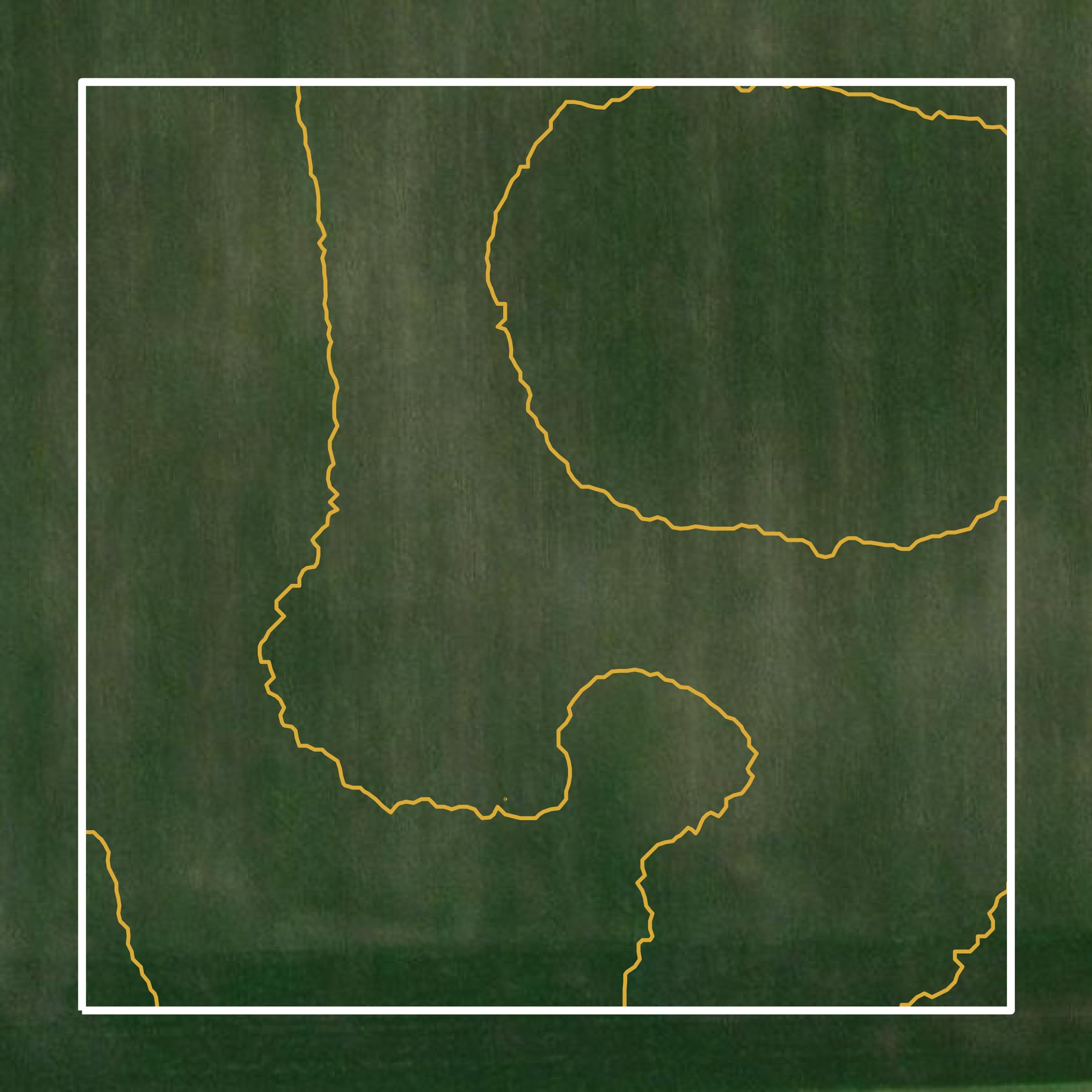 This image shows a contour map in Emmet County created using GIS data in Equator.