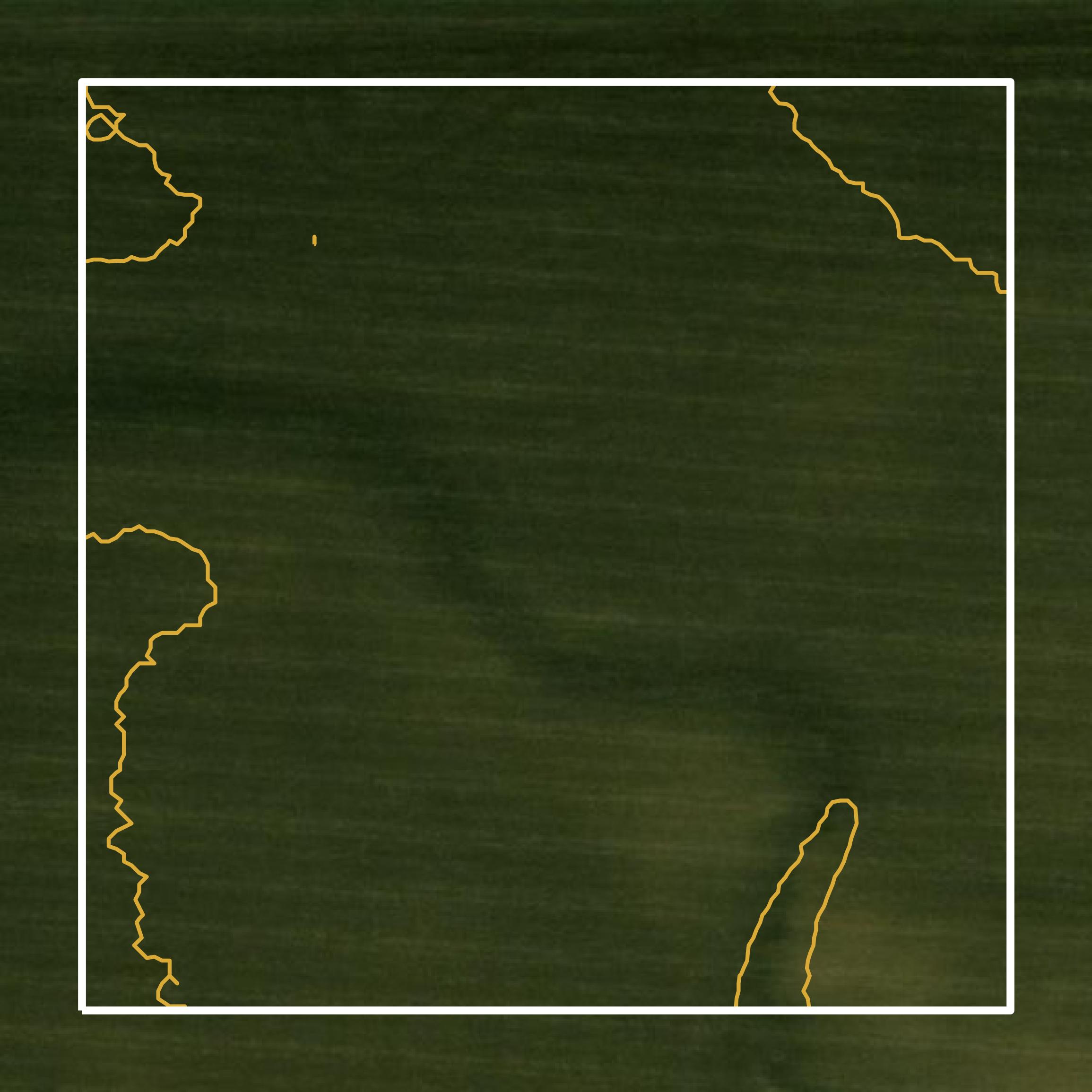 This image shows a contour map in Floyd County created using GIS data in Equator.
