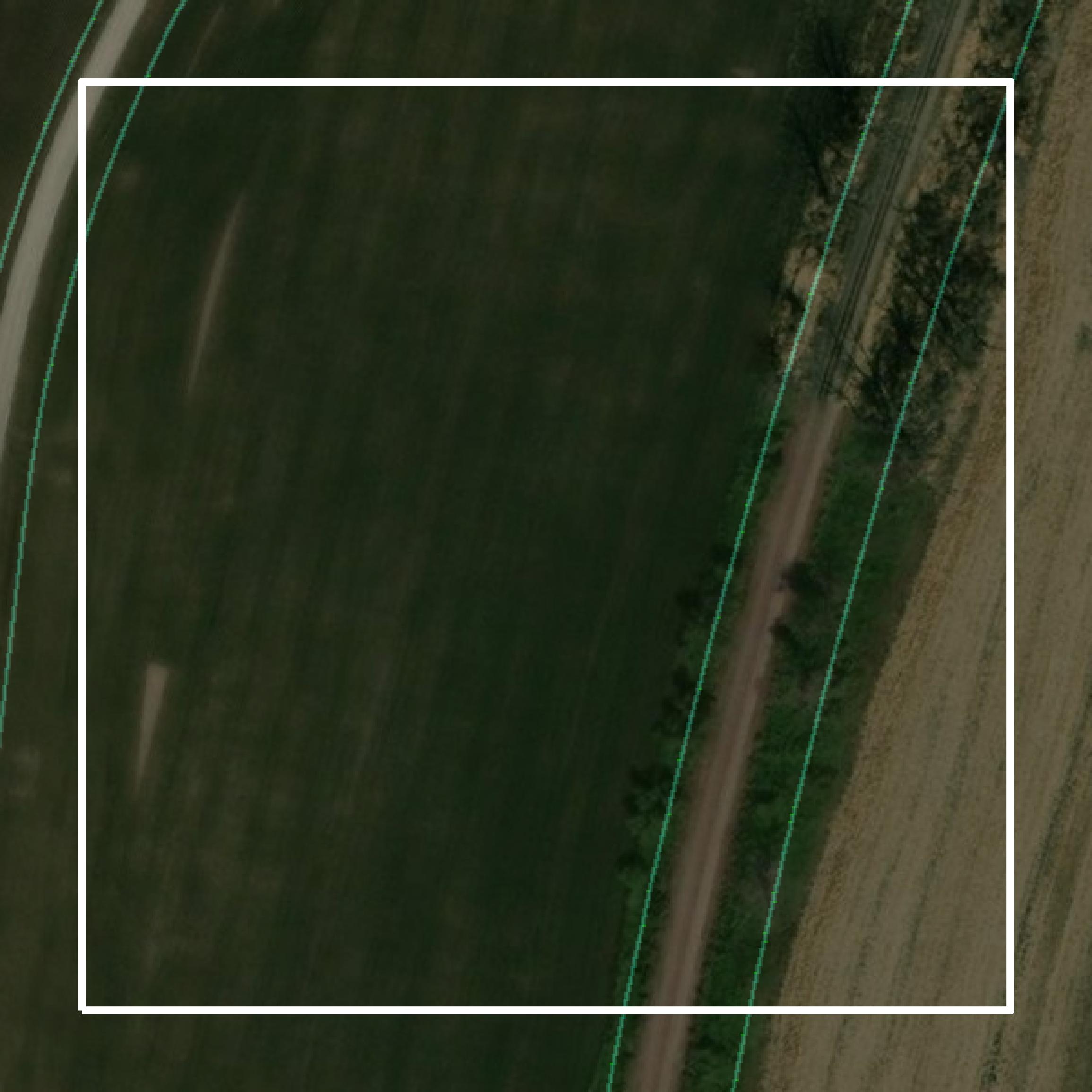 This image shows parcel and building data in Fremont County created using GIS data in Equator.