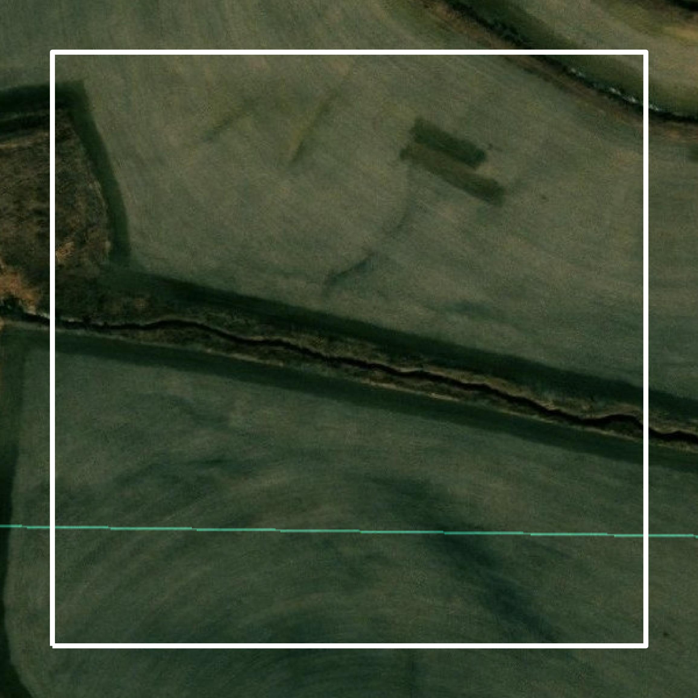 This image shows parcel and building data in Harrison County created using GIS data in Equator.