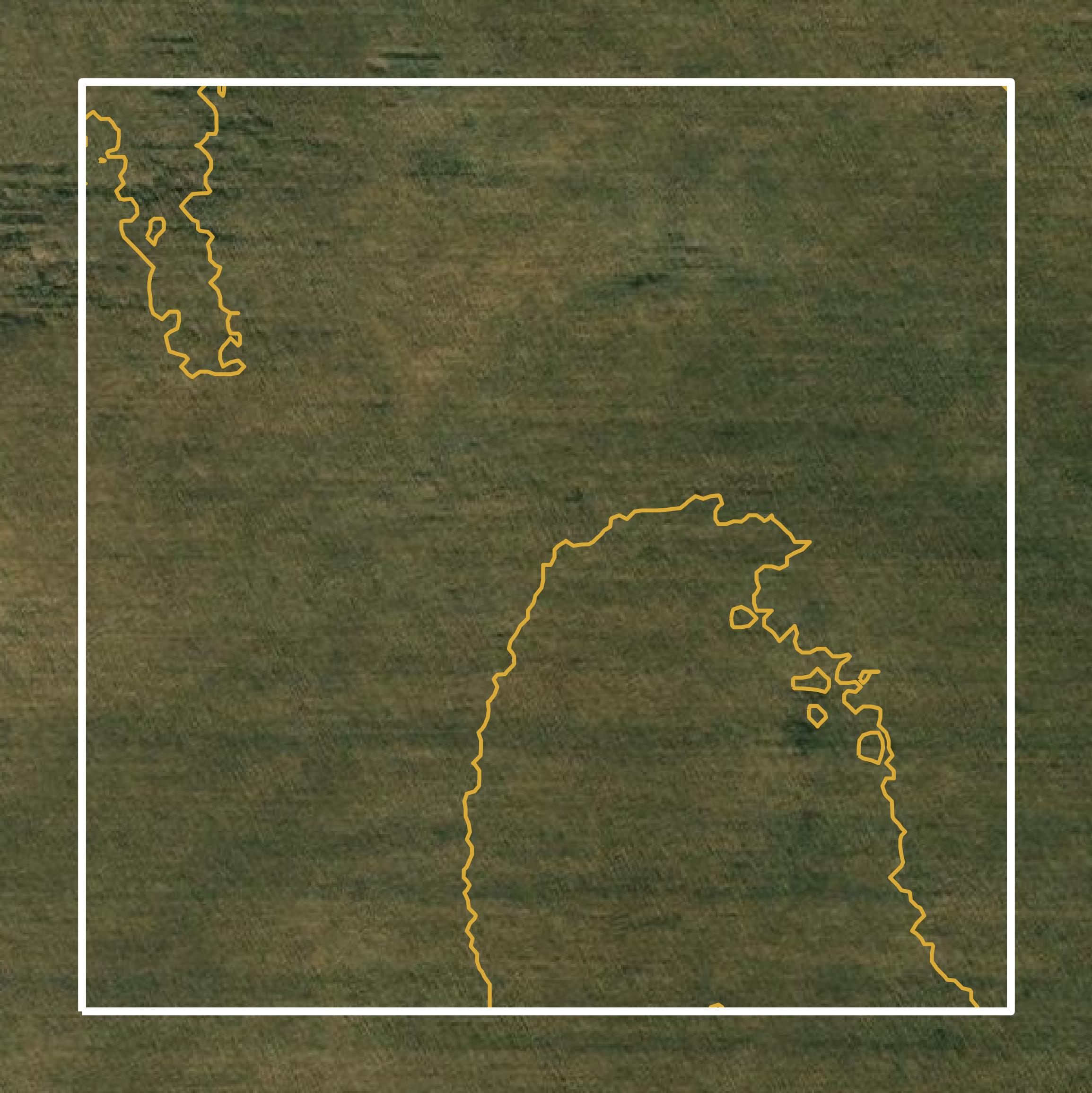 This image shows a contour map in Humboldt County created using GIS data in Equator.