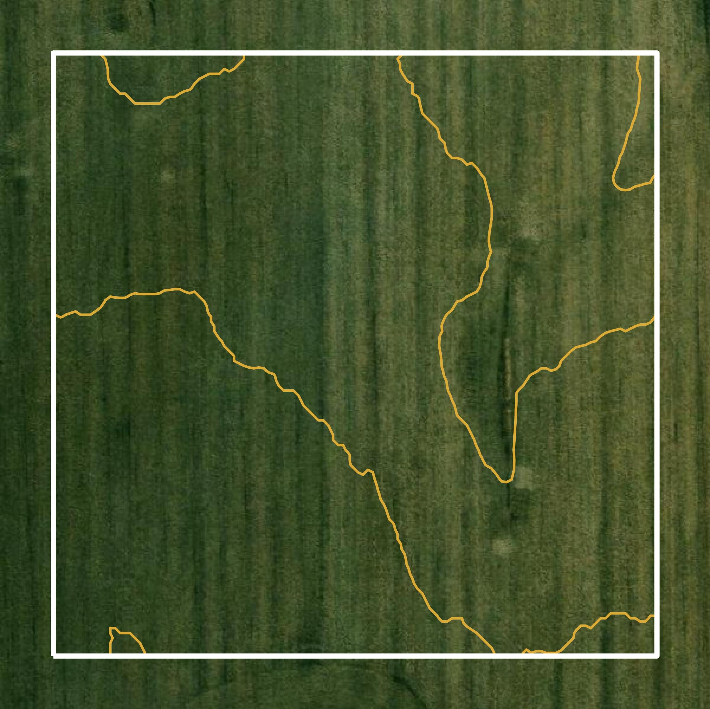 This image shows a contour map in Jefferson County created using GIS data in Equator.