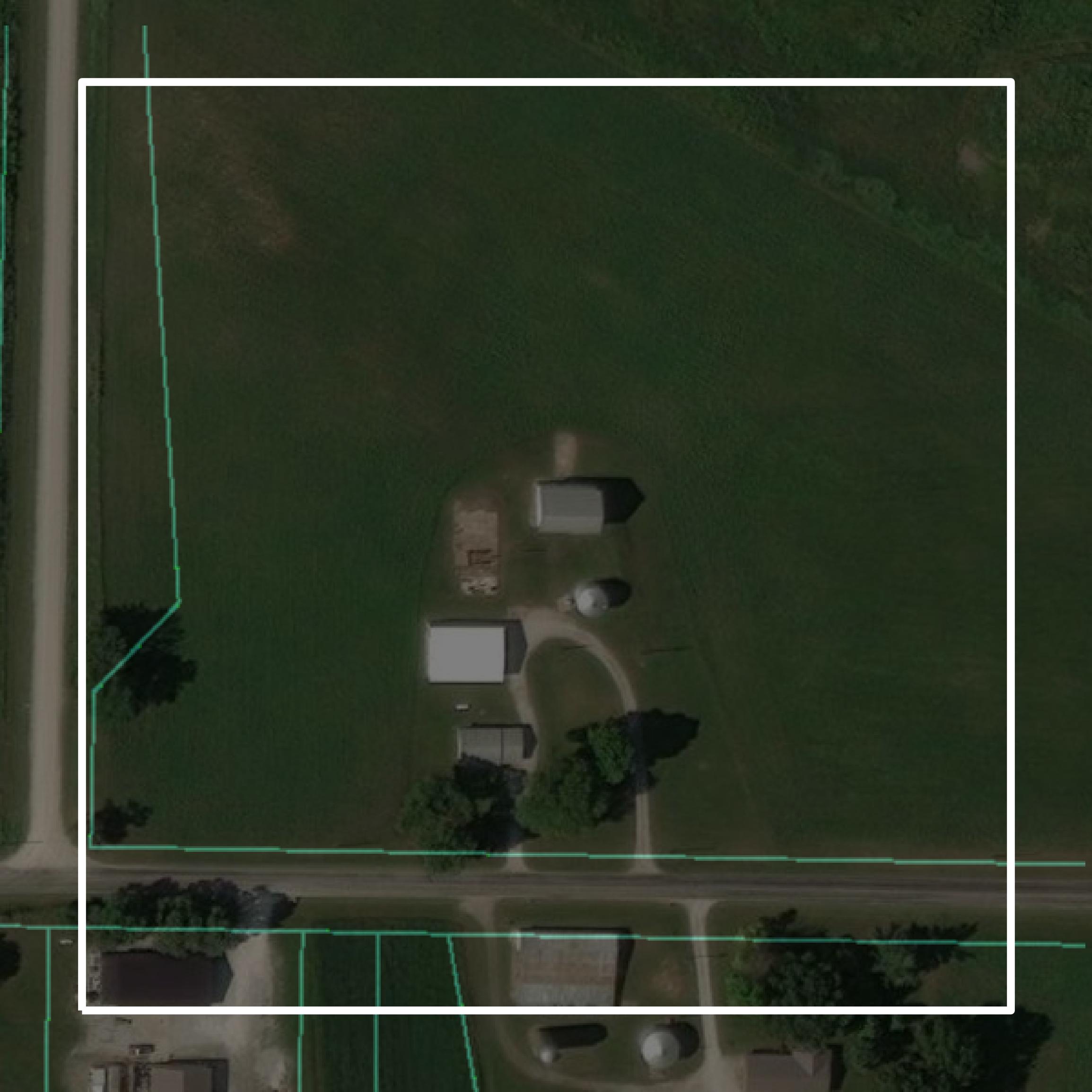 This image shows parcel and building data in Lee County created using GIS data in Equator.