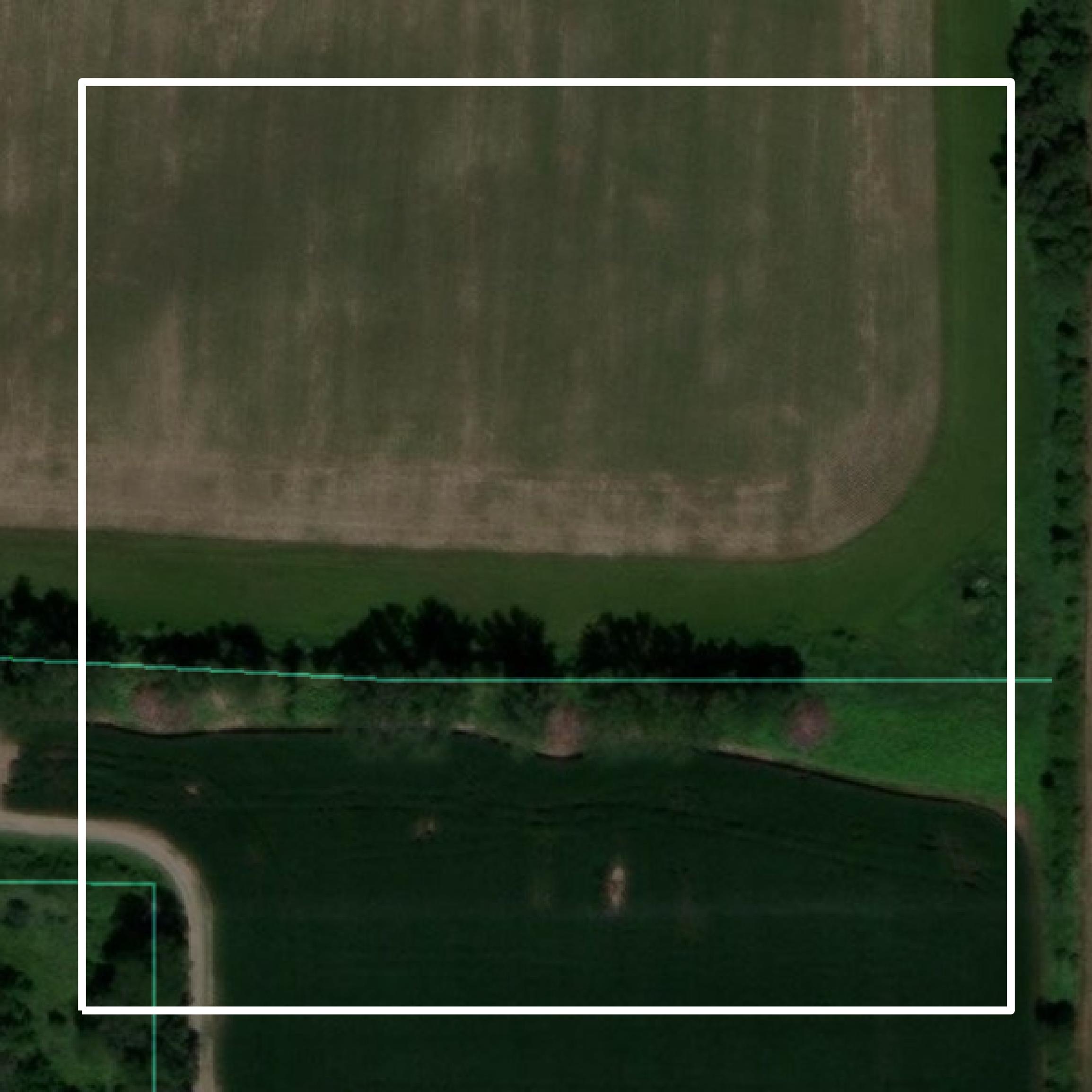 This image shows parcel and building data in Louisa County created using GIS data in Equator.