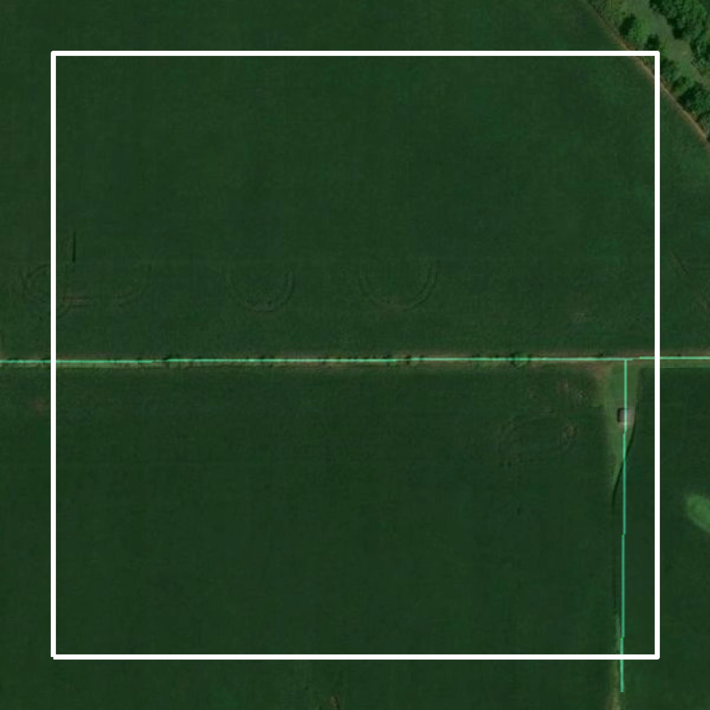 This image shows parcel and building data in Louisa County created using GIS data in Equator.