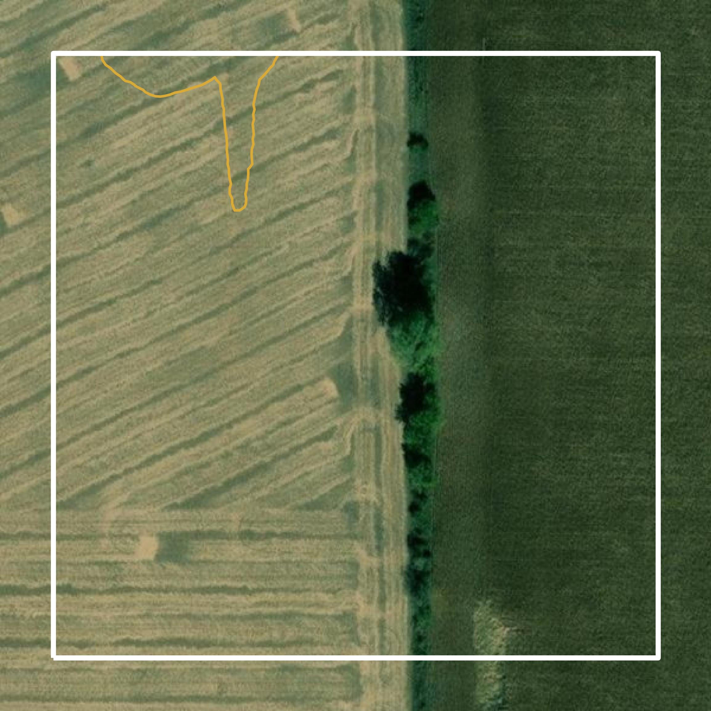 This image shows a contour map in Lucas County created using GIS data in Equator.
