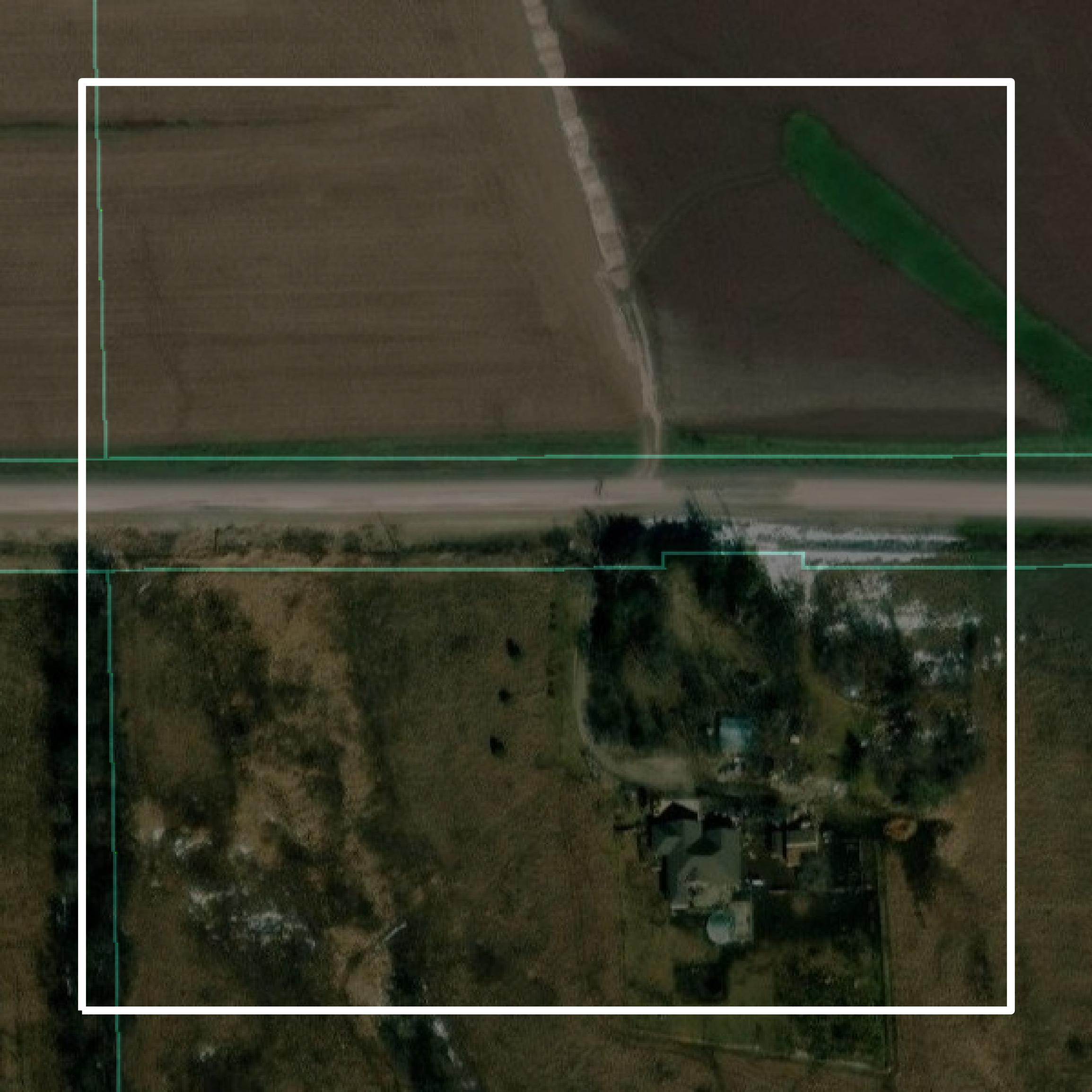 This image shows parcel and building data in Monroe County created using GIS data in Equator.