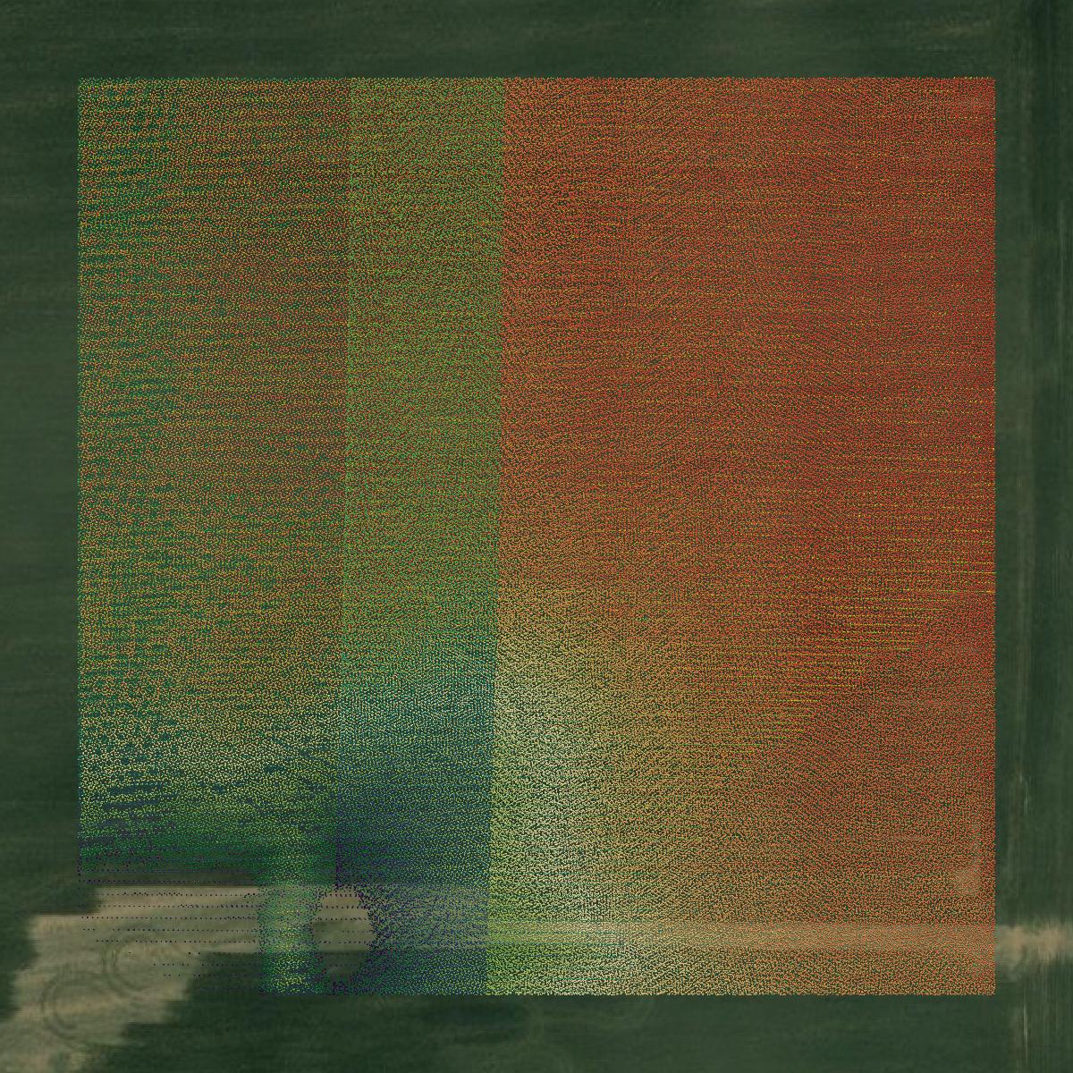 This image shows a LiDAR point cloud in Monroe County created using GIS data in Equator.