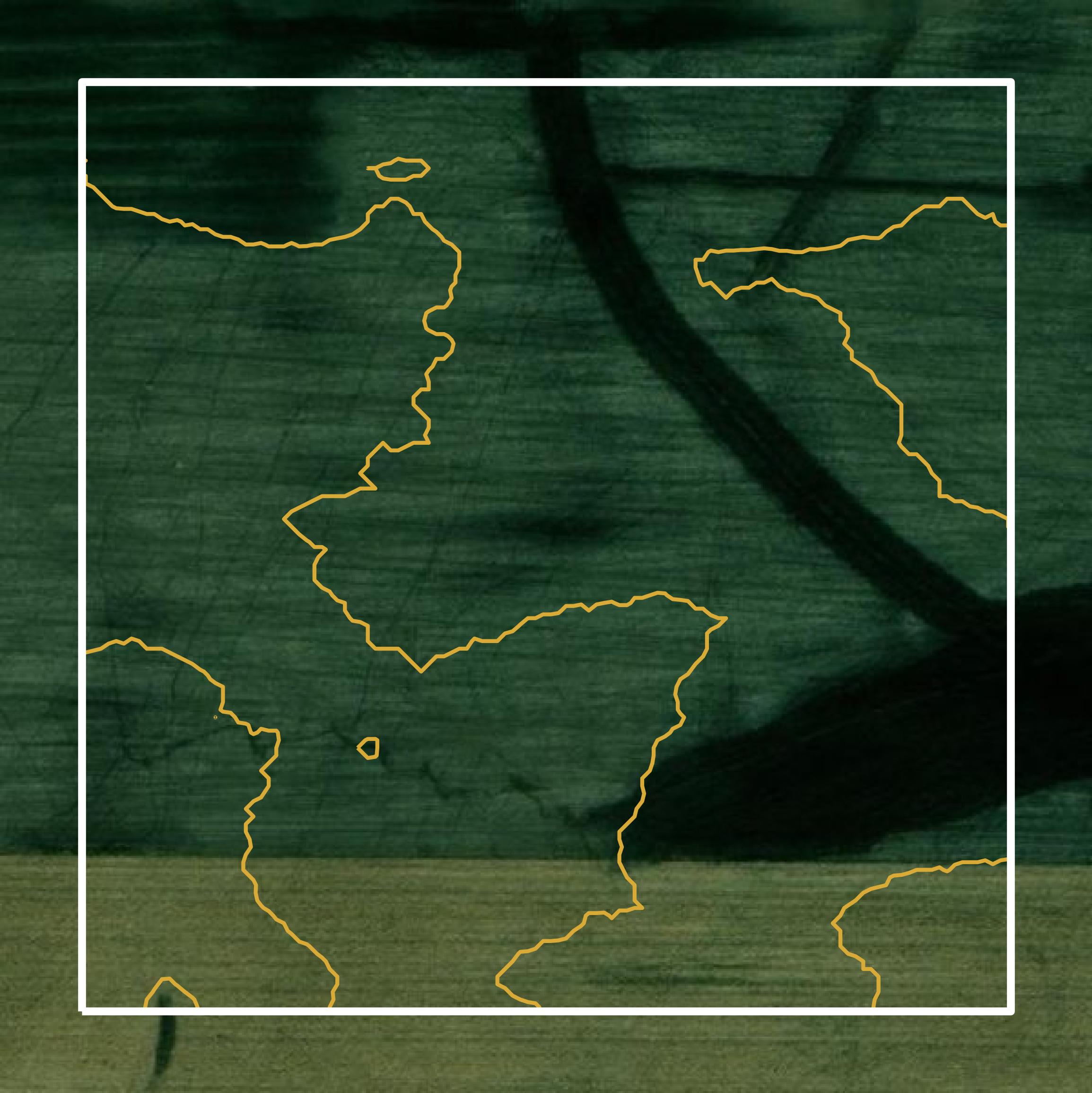 This image shows a contour map in Muscatine County created using GIS data in Equator.