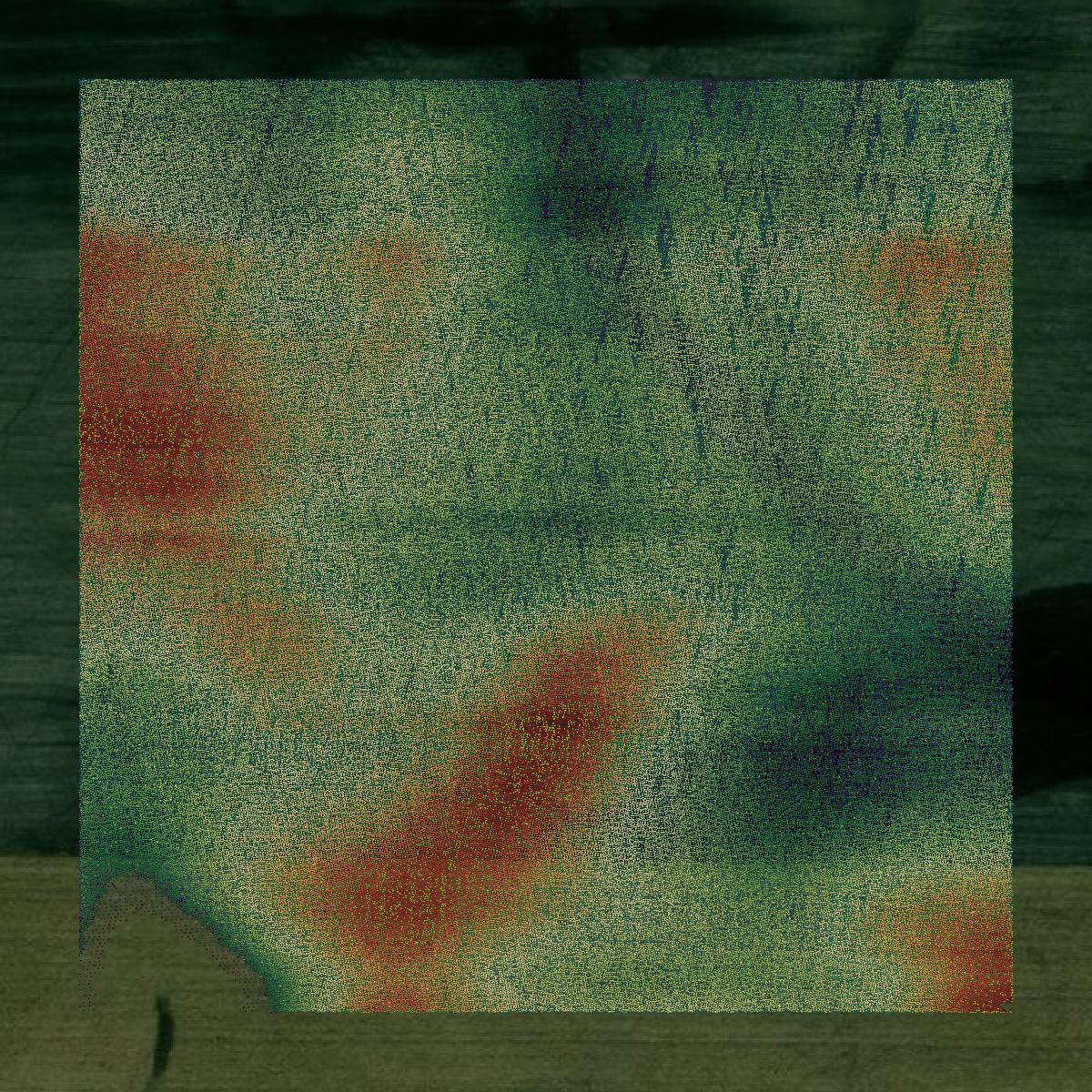 This image shows a LiDAR point cloud in Muscatine County created using GIS data in Equator.