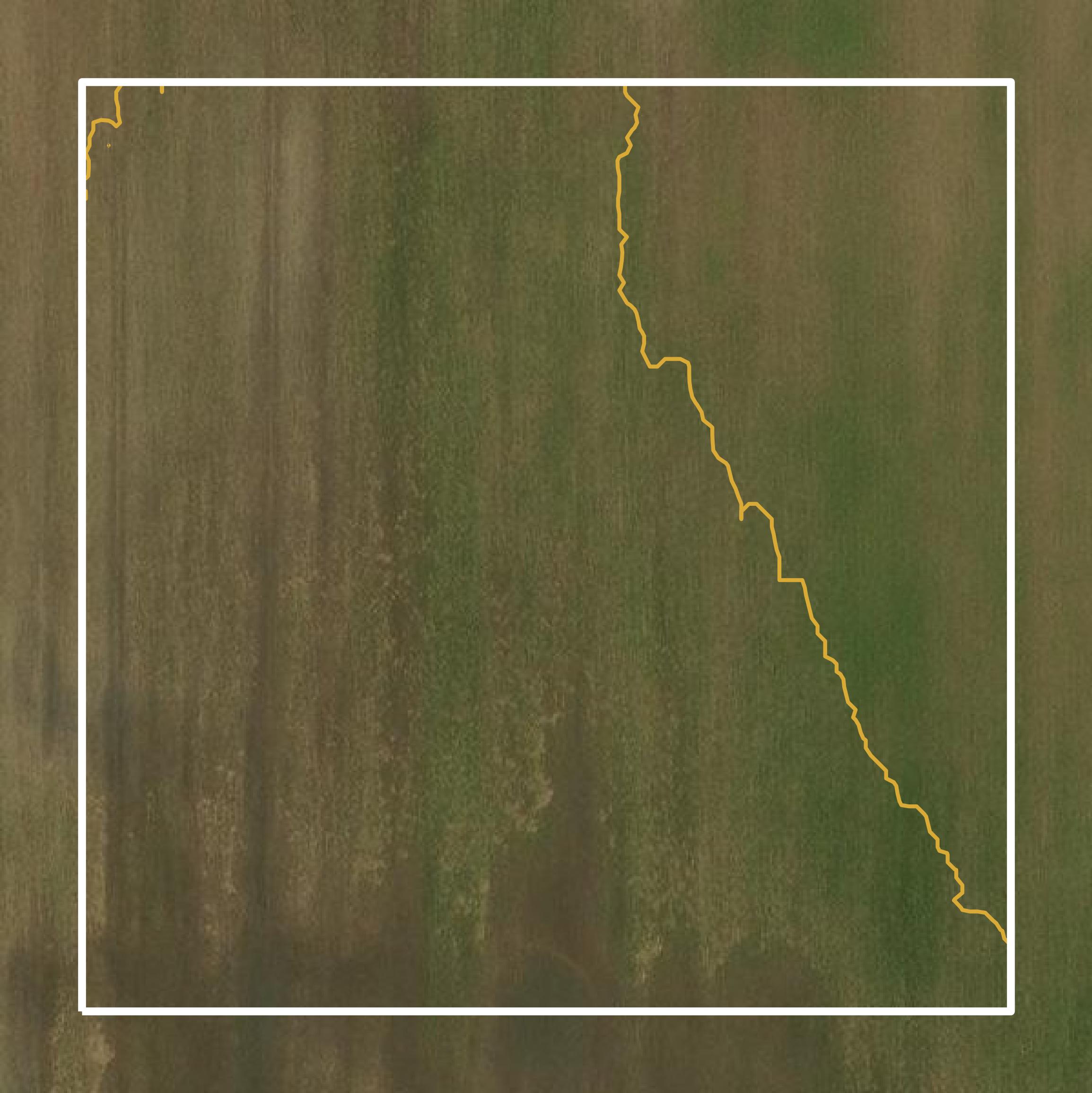 This image shows a contour map in Osceola County created using GIS data in Equator.