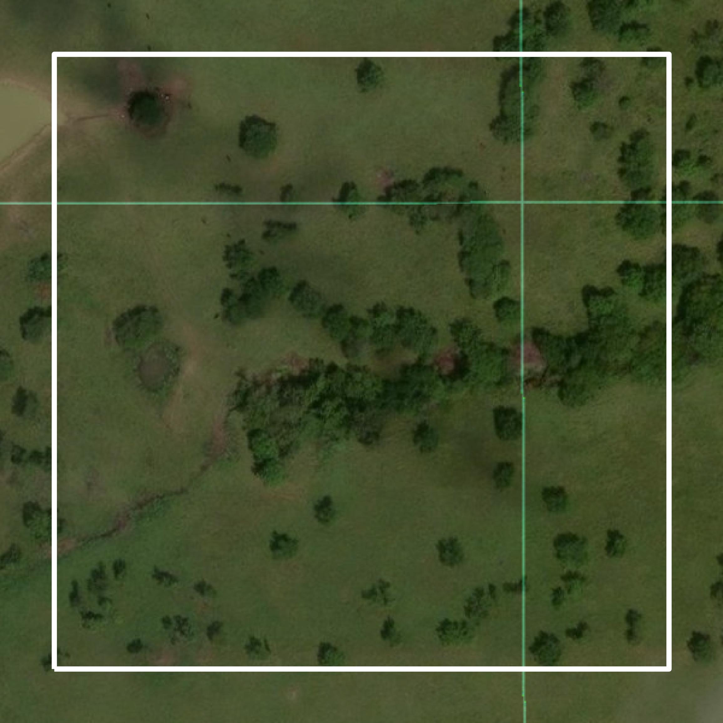 This image shows parcel and building data in Page County created using GIS data in Equator.