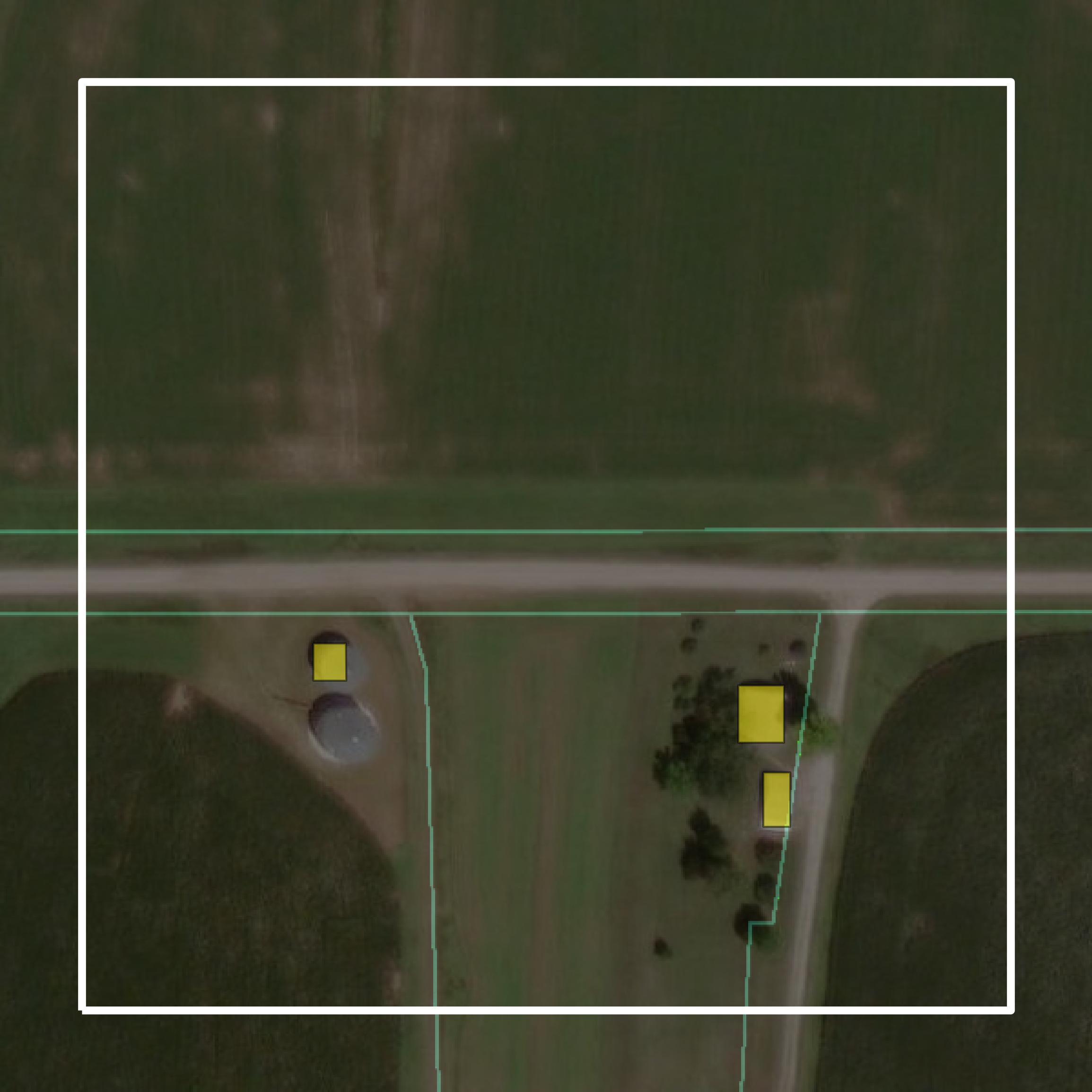 This image shows parcel and building data in Shelby County created using GIS data in Equator.