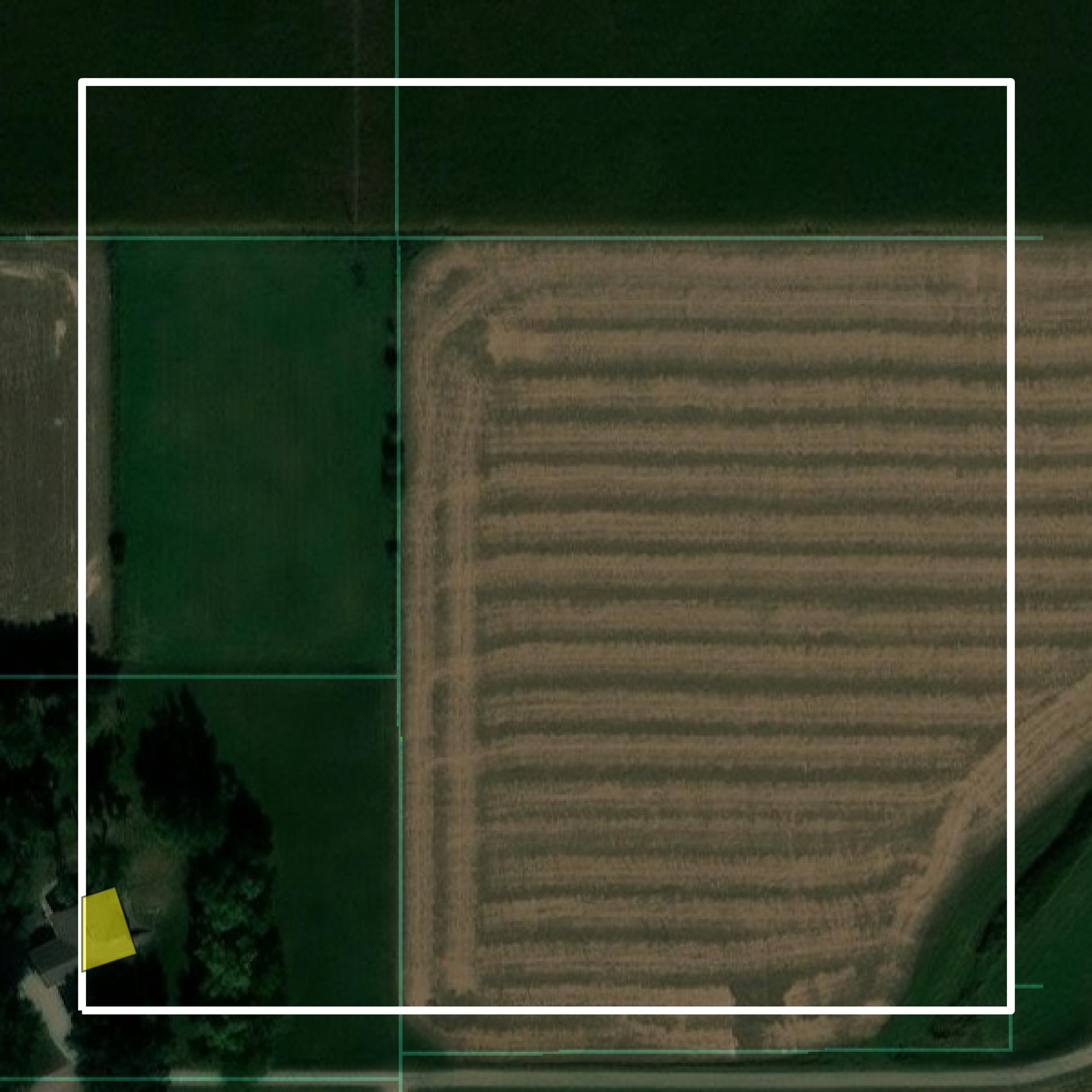 This image shows parcel and building data in Sioux County created using GIS data in Equator.