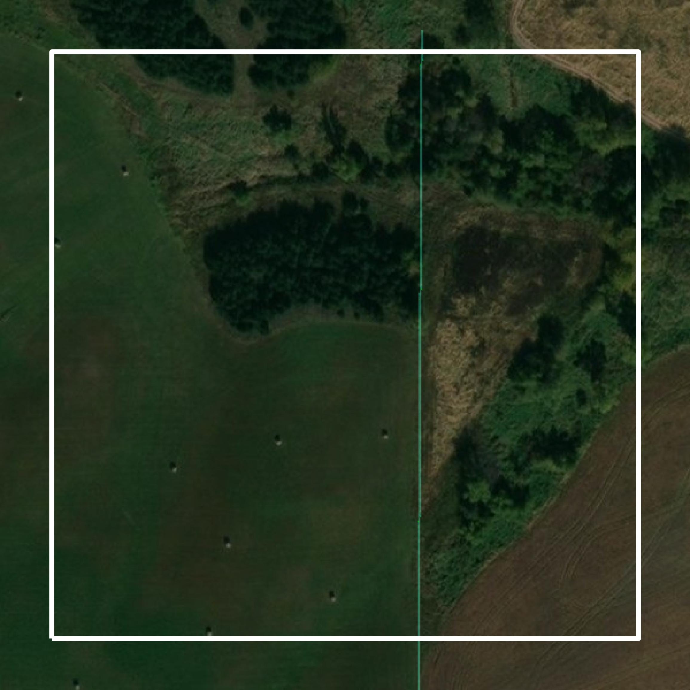 This image shows parcel and building data in Union County created using GIS data in Equator.