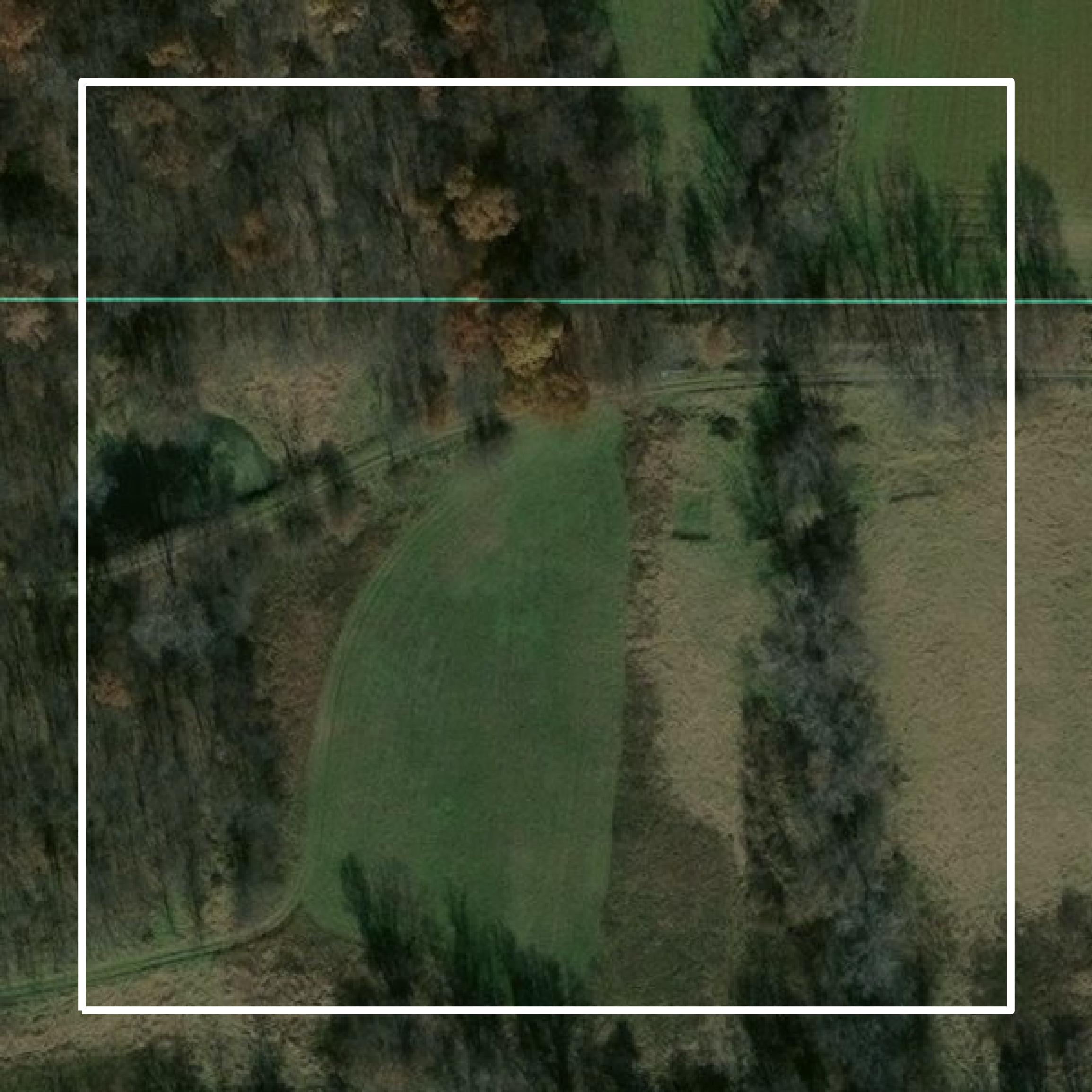 This image shows parcel and building data in Wayne County created using GIS data in Equator.