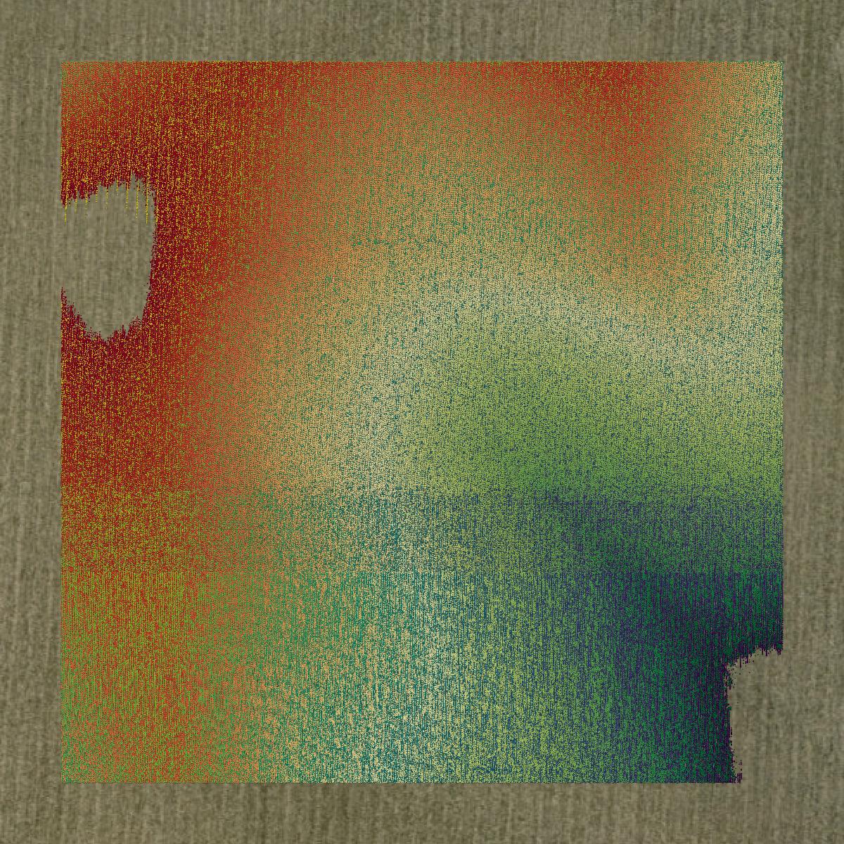This image shows a LiDAR point cloud in Winneshiek County created using GIS data in Equator.